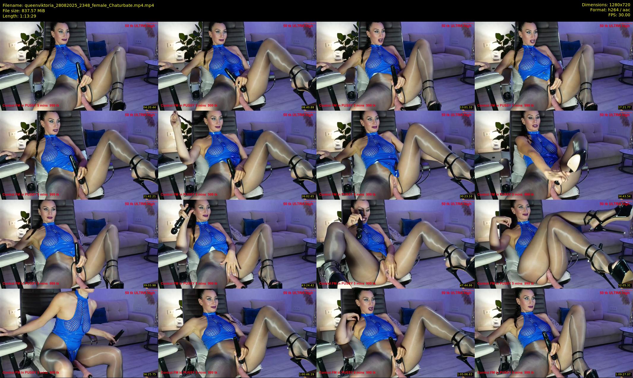 queenviktoria — 74 minute Chaturbate female cam show recording, 720p, Aug 28, 2025