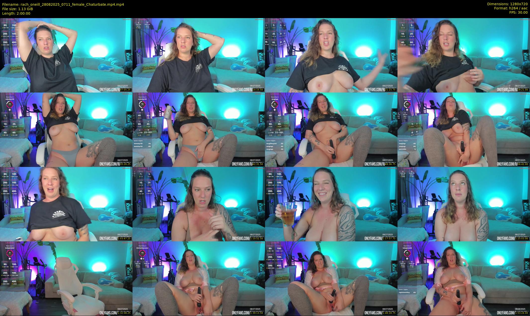 rach_oneill — 120 minute Chaturbate female cam show recording, 720p, Aug 28, 2025