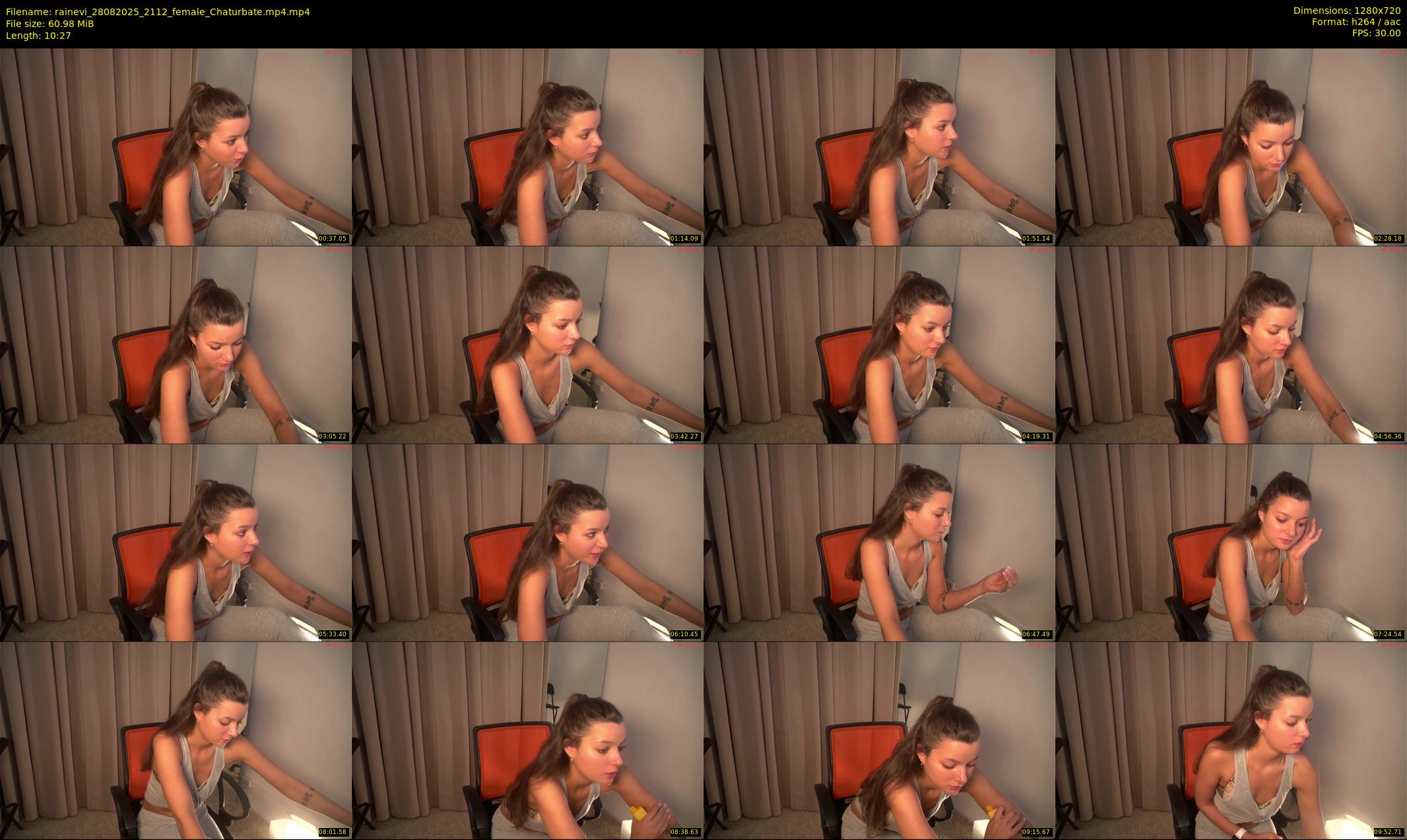 rainevi — 11 minute Chaturbate female cam show recording, 720p, Aug 28, 2025