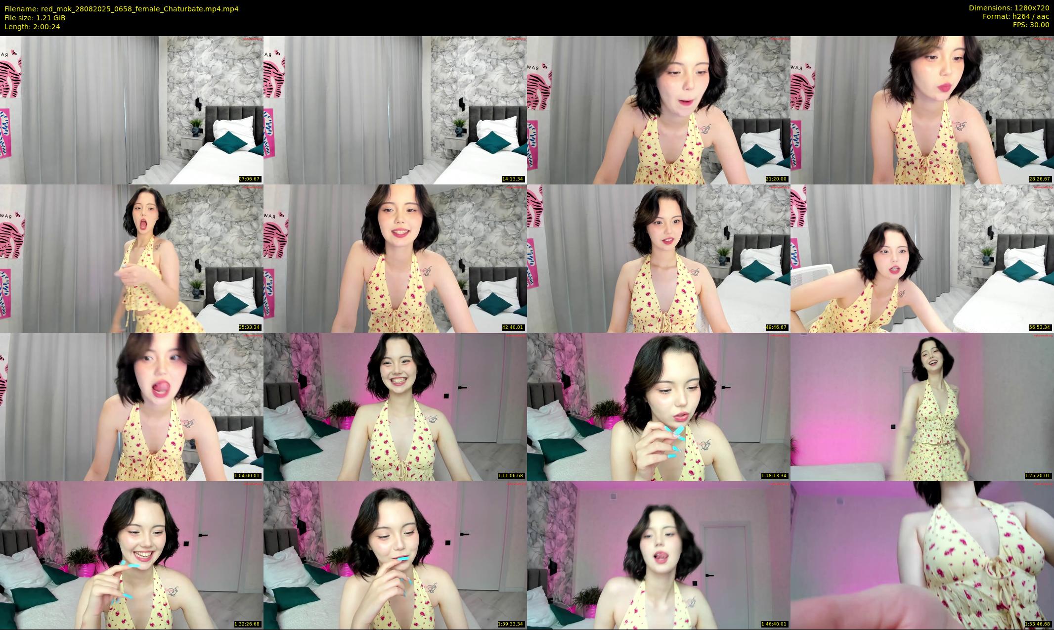 red_mok — 121 minute Chaturbate female cam show recording, 720p, Aug 28, 2025
