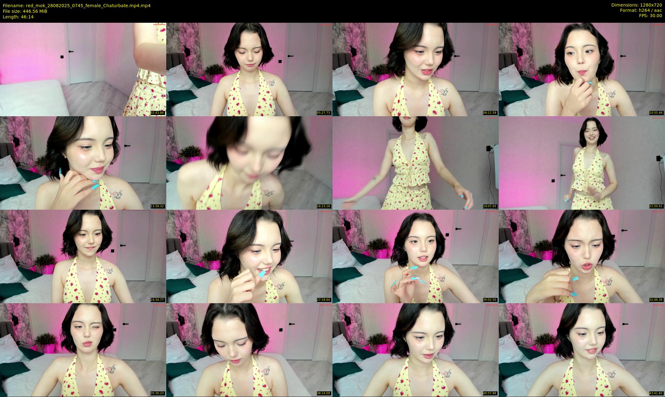 red_mok — 47 minute Chaturbate female cam show recording, 720p, Aug 28, 2025