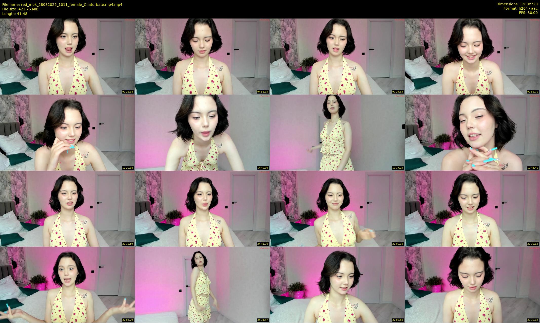 red_mok — 42 minute Chaturbate female cam show recording, 720p, Aug 28, 2025
