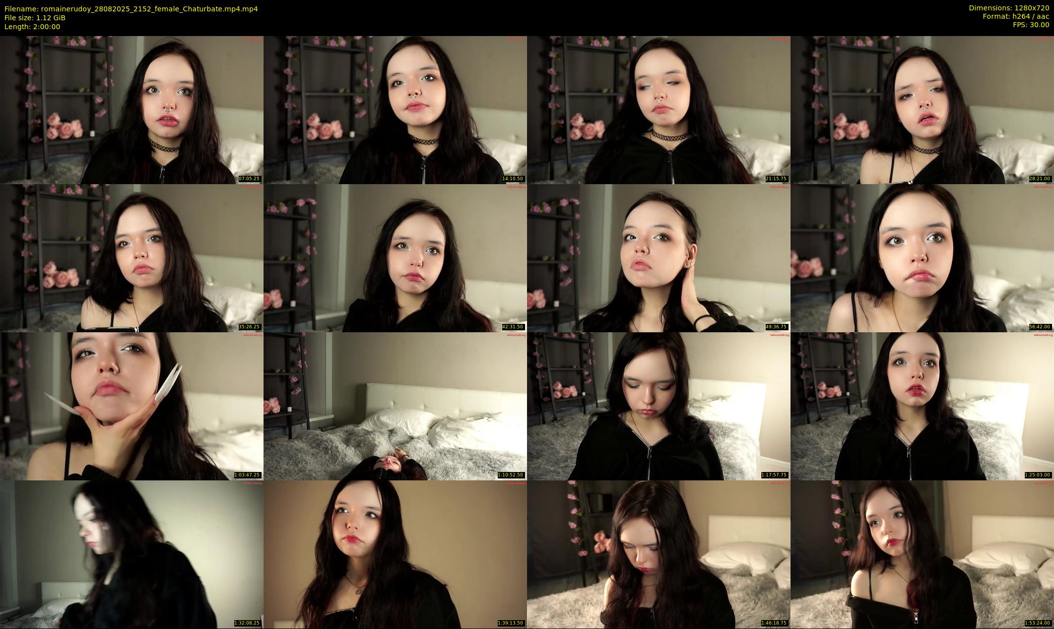 romainerudoy — 120 minute Chaturbate female cam show recording, 720p, Aug 28, 2025
