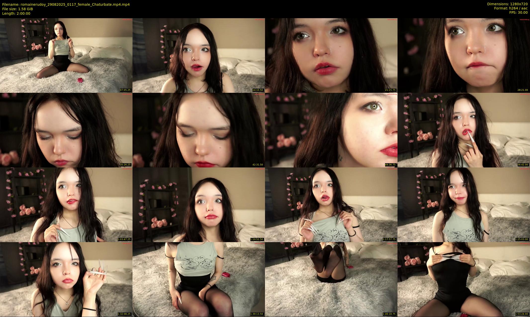 romainerudoy — 120 minute Chaturbate female cam show recording, 720p, Aug 29, 2025