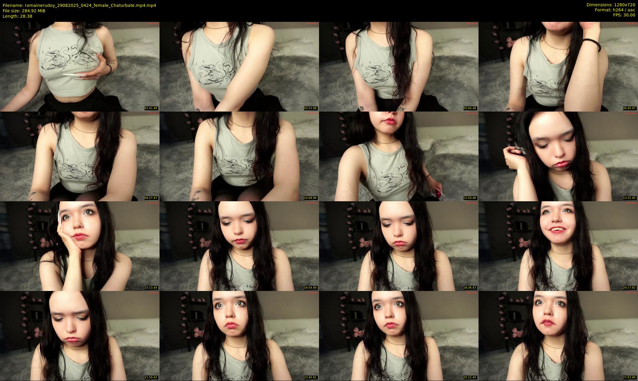 romainerudoy — 29 minute Chaturbate female cam show recording, 720p, Aug 29, 2025