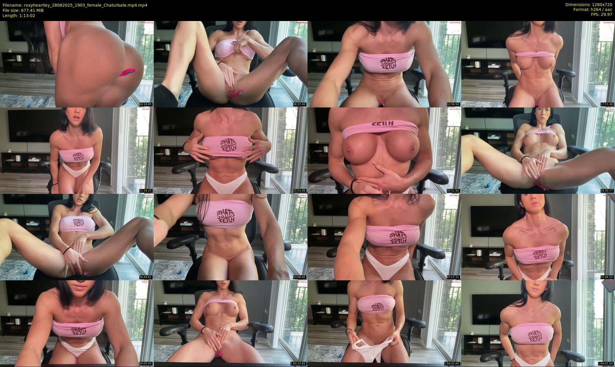 roxyheartley — 74 minute Chaturbate female cam show recording, 720p, Aug 28, 2025