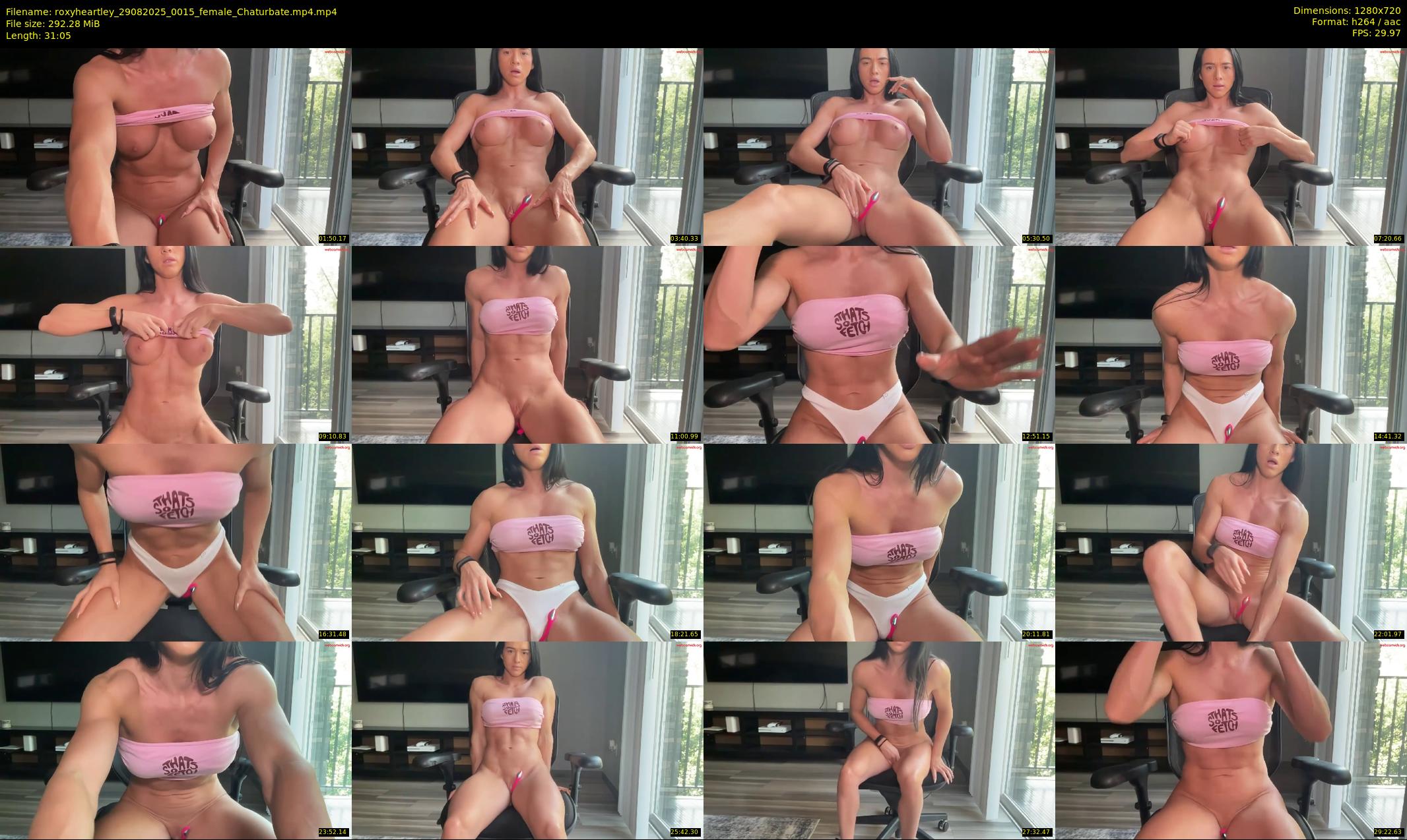 roxyheartley — 32 minute Chaturbate female cam show recording, 720p, Aug 29, 2025