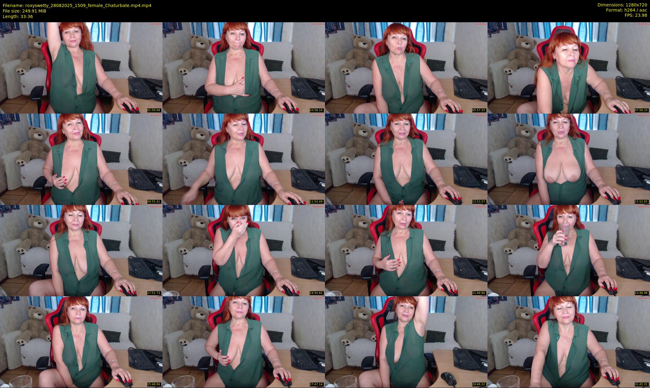 roxyswetty — 34 minute Chaturbate female cam show recording, 720p, Aug 28, 2025
