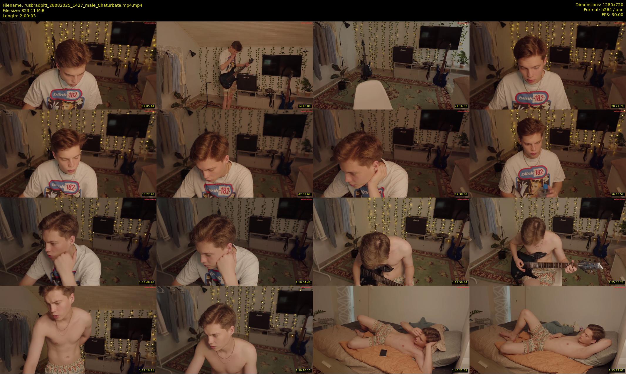 rusbradpitt — 121 minute Chaturbate male cam show recording, 720p, Aug 28, 2025