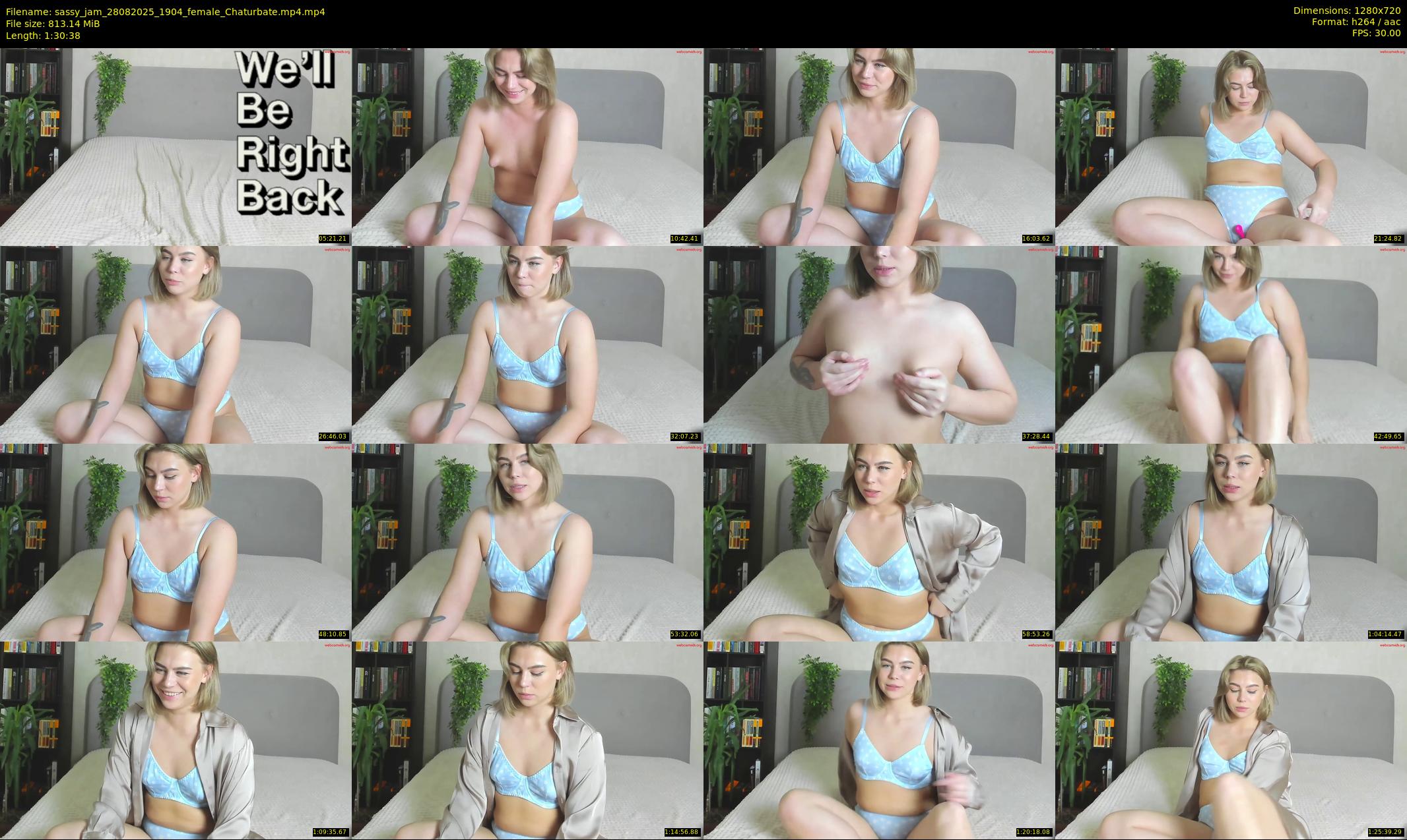 sassy_jam — 91 minute Chaturbate female cam show recording, 720p, Aug 28, 2025
