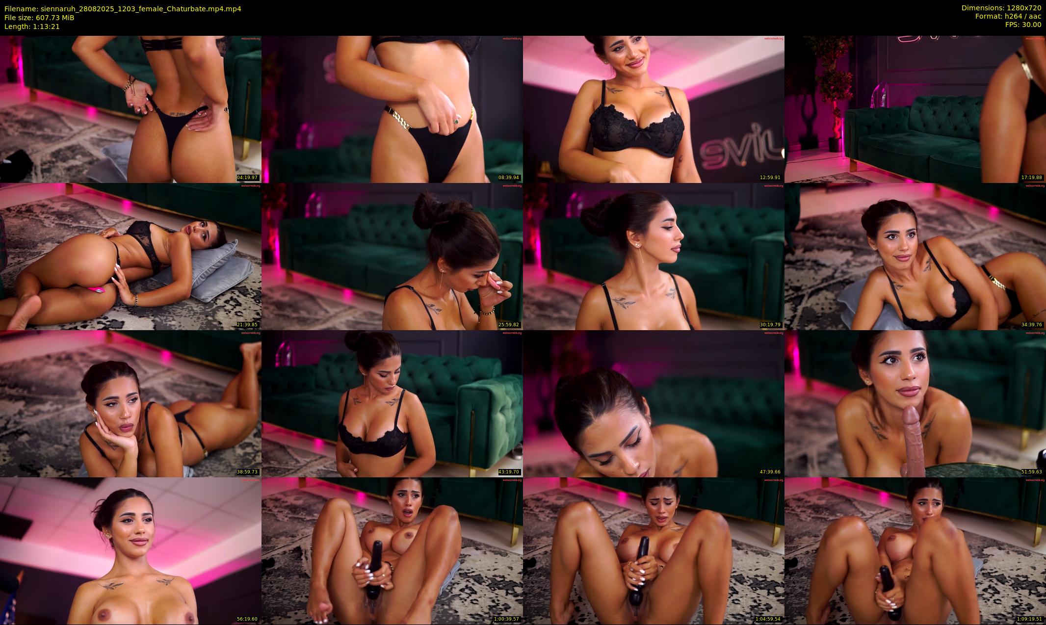siennaruh — 74 minute Chaturbate female cam show recording, 720p, Aug 28, 2025