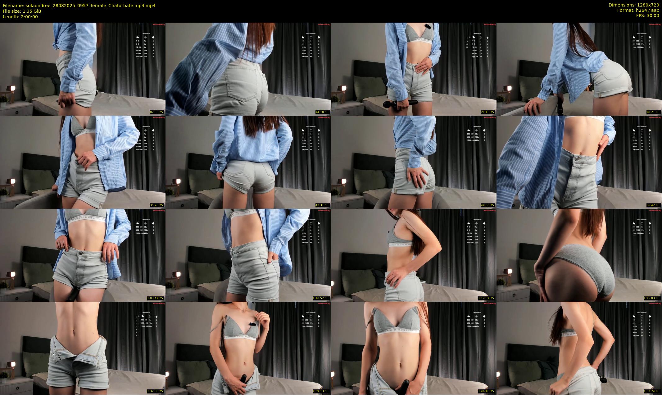 solaundree — 120 minute Chaturbate female cam show recording, 720p, Aug 28, 2025