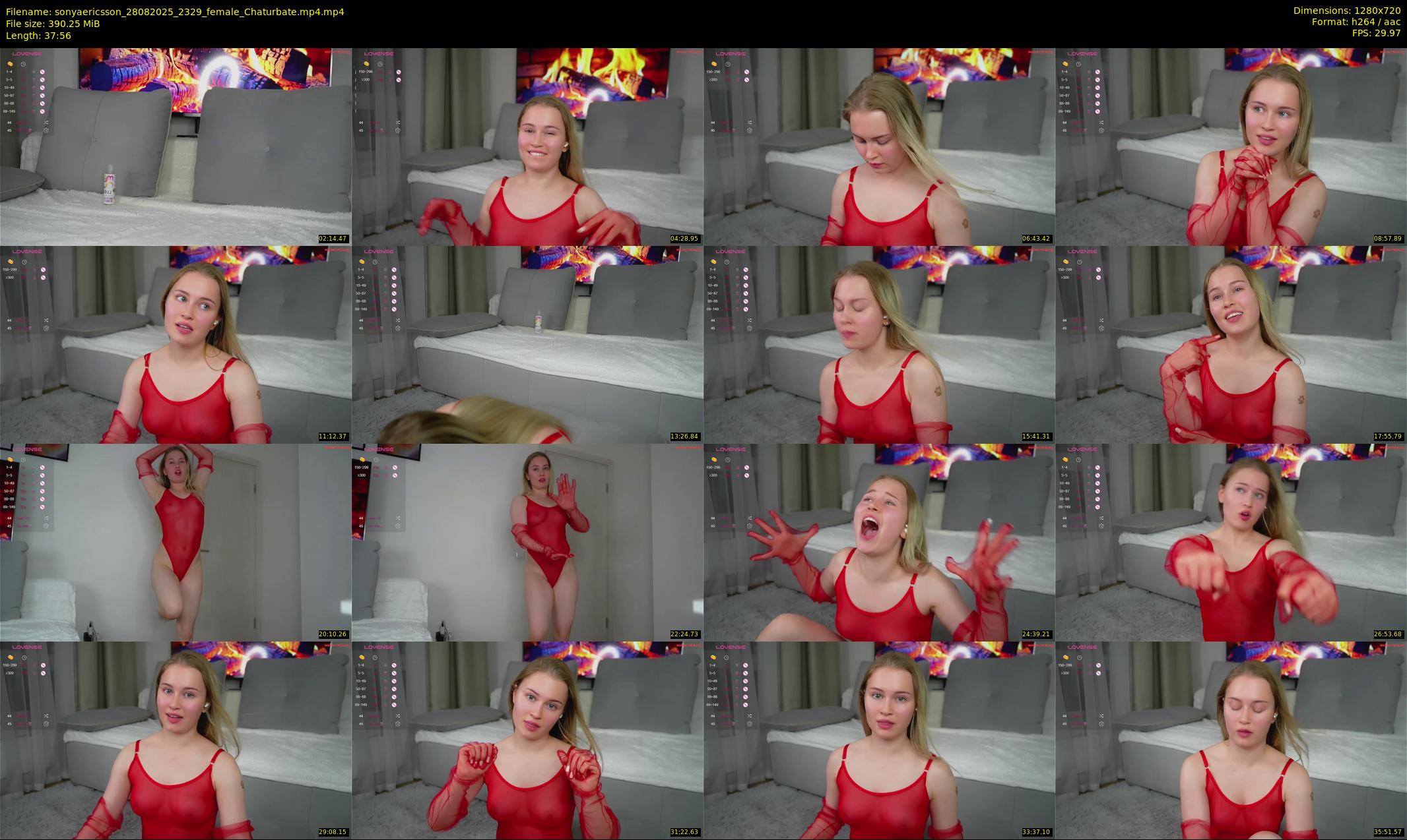 sonyaericsson — 38 minute Chaturbate female cam show recording, 720p, Aug 28, 2025