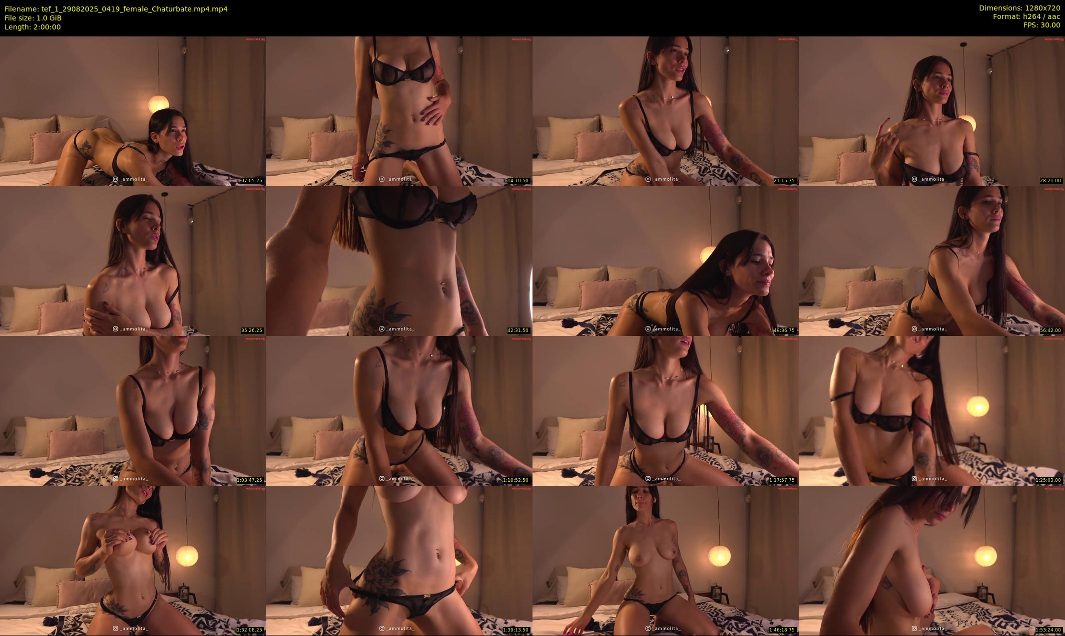 tef_1 — 120 minute Chaturbate female cam show recording, 720p, Aug 29, 2025