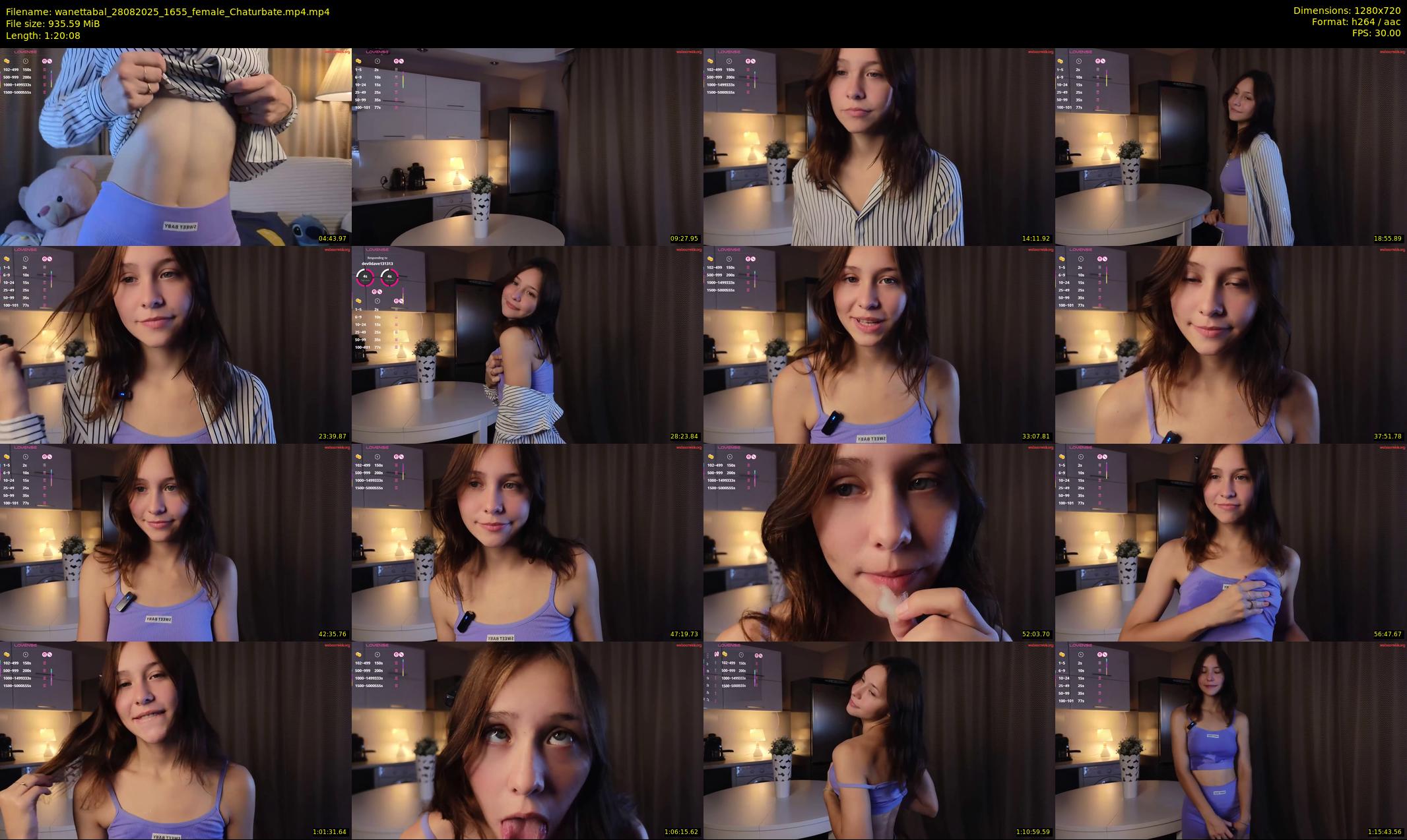 wanettabal — 81 minute Chaturbate female cam show recording, 720p, Aug 28, 2025