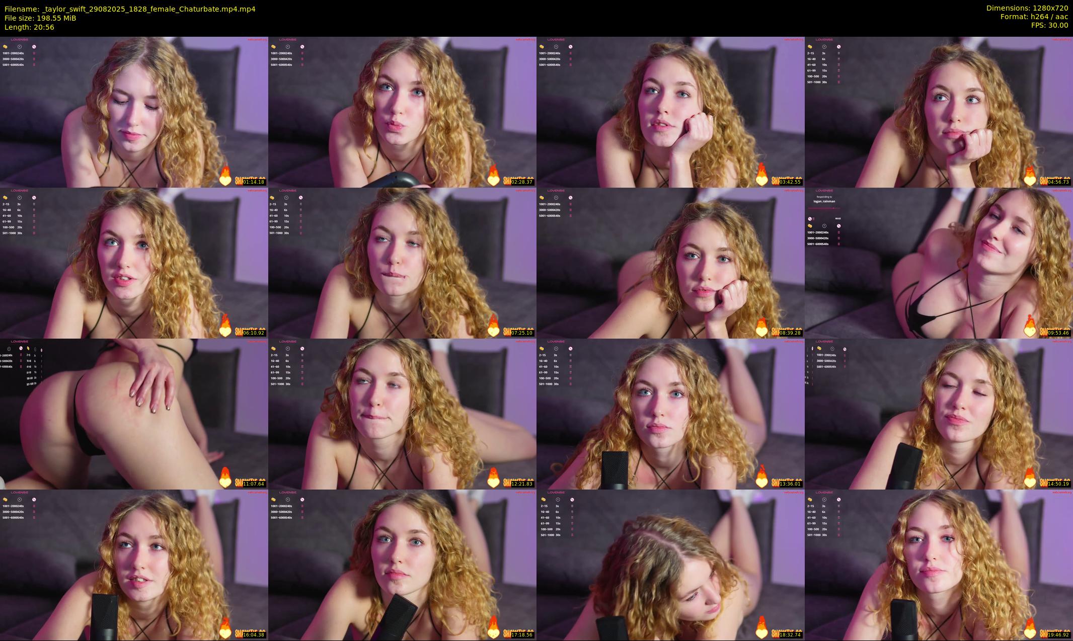_taylor_swift — 21 minute Chaturbate female cam show recording, 720p, Aug 29, 2025