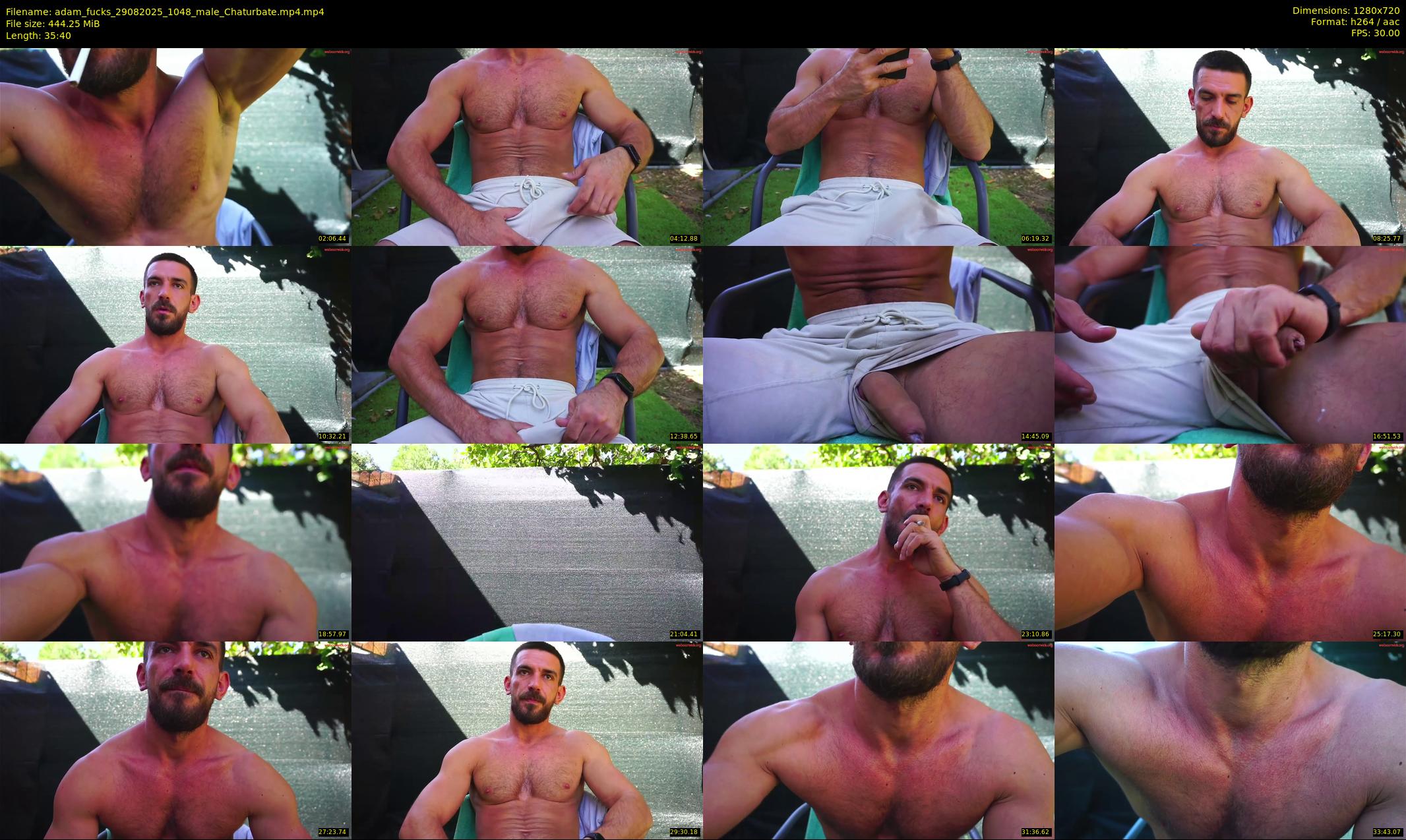 adam_fucks — 36 minute Chaturbate male cam show recording, 720p, Aug 29, 2025