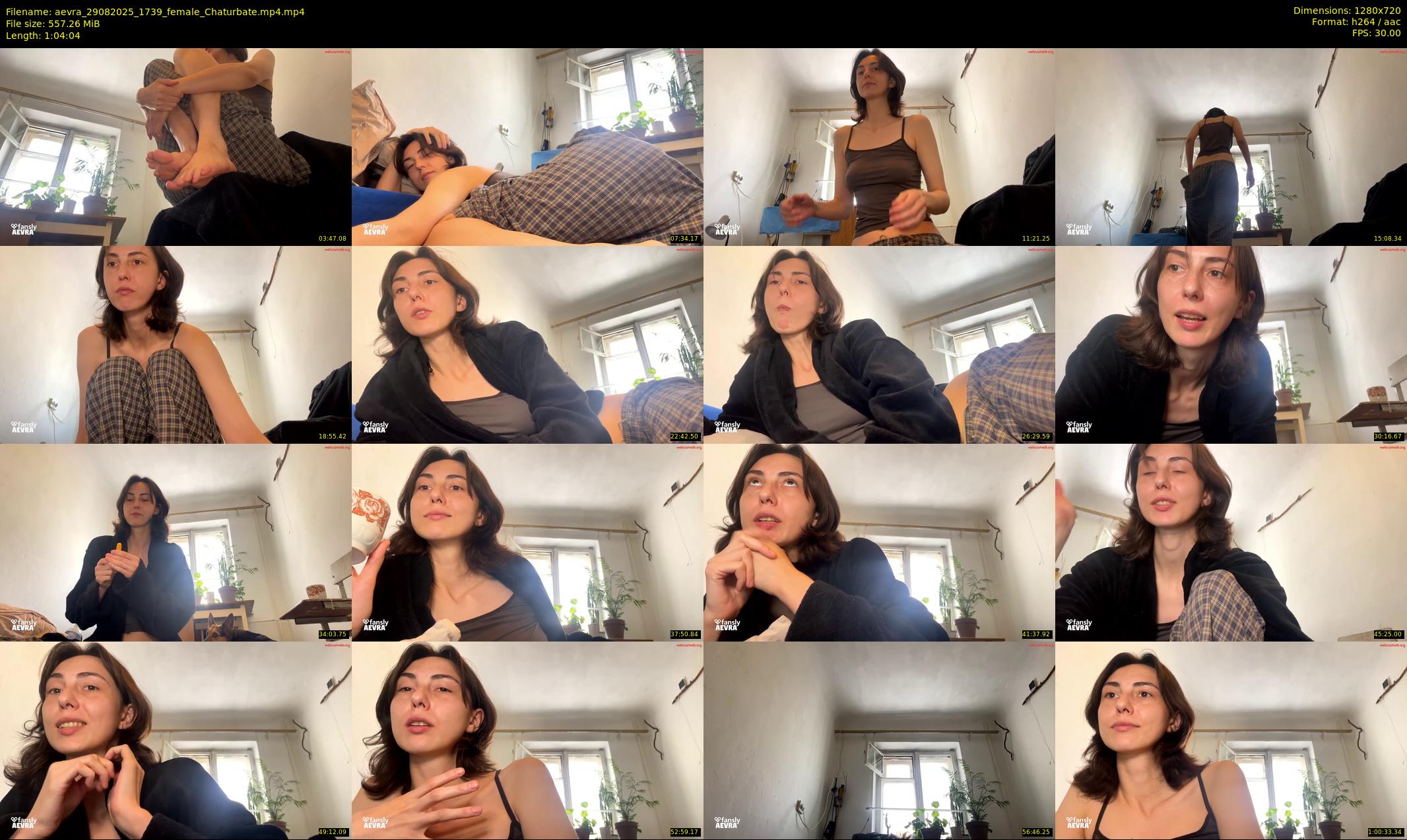 aevra — 65 minute Chaturbate female cam show recording, 720p, Aug 29, 2025