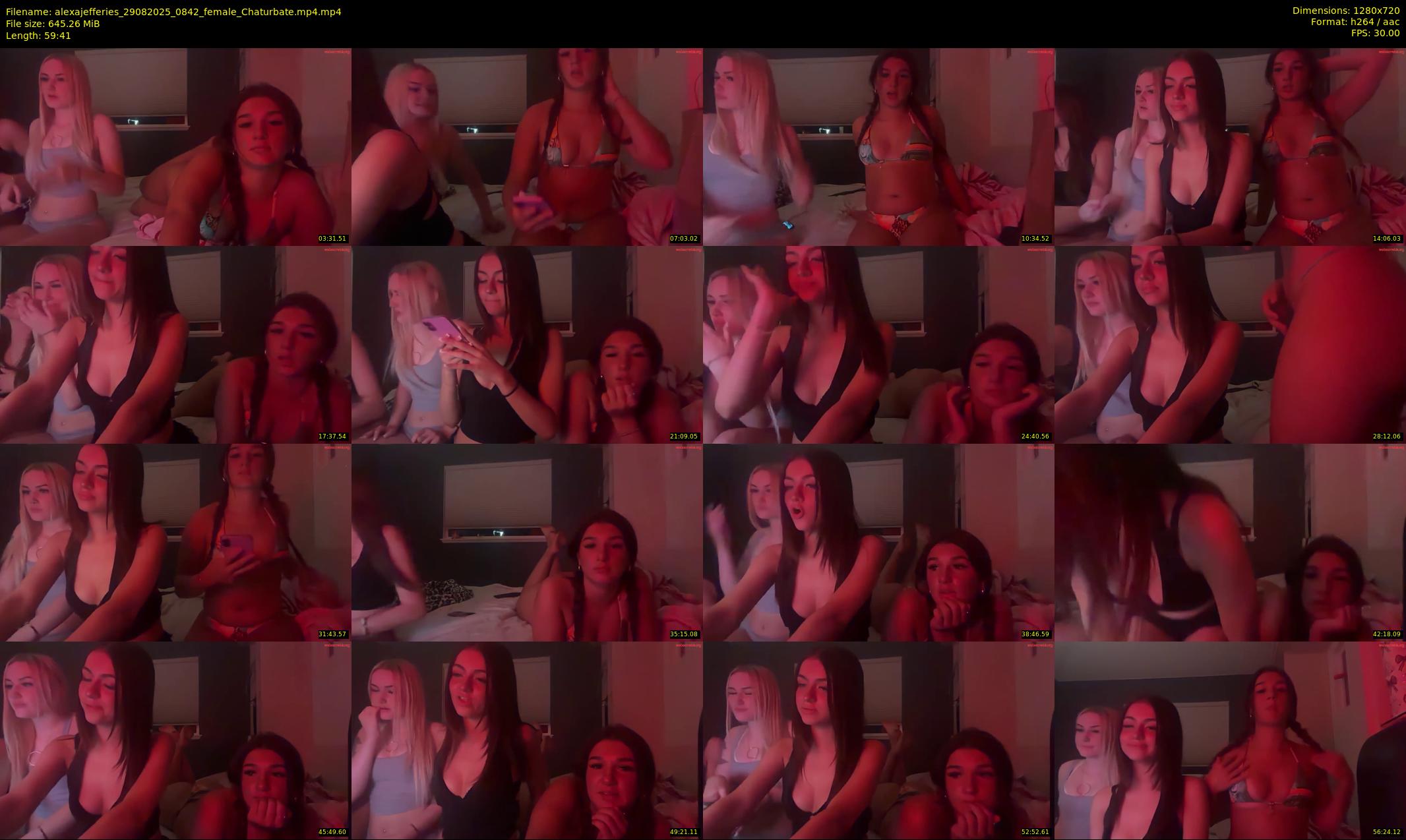 alexajefferies — 60 minute Chaturbate female cam show recording, 720p, Aug 29, 2025