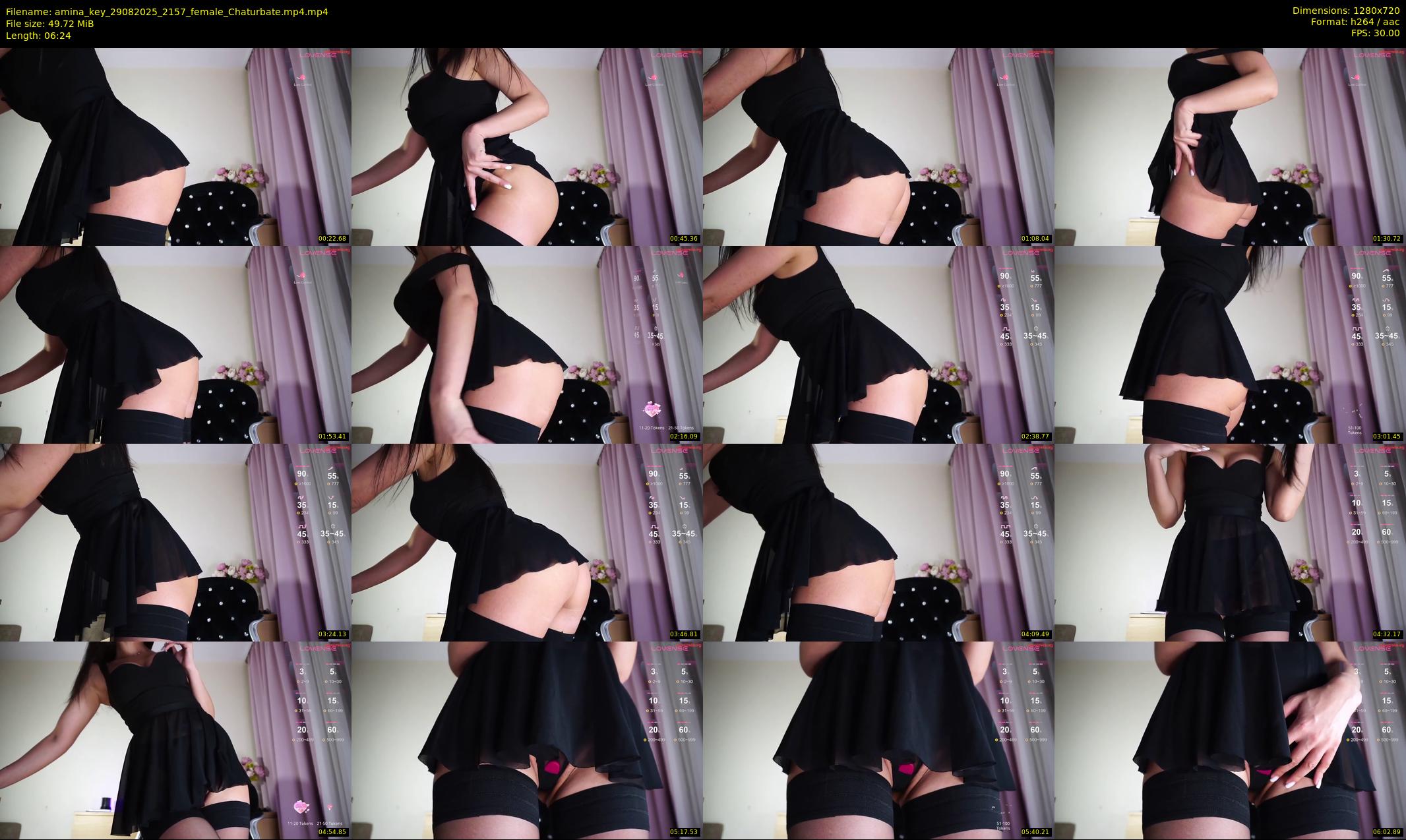 amina_key — 7 minute Chaturbate female cam show recording, 720p, Aug 29, 2025
