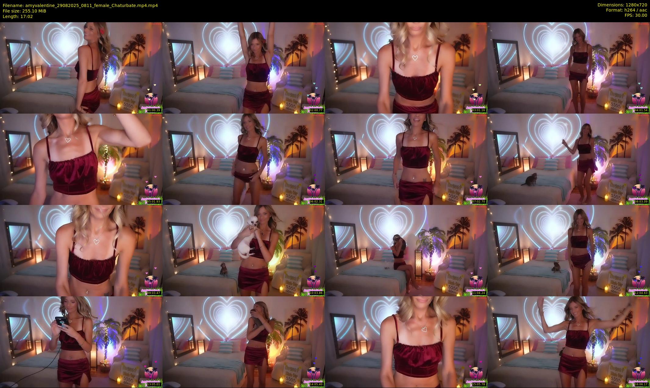 amyvalentine — 18 minute Chaturbate female cam show recording, 720p, Aug 29, 2025