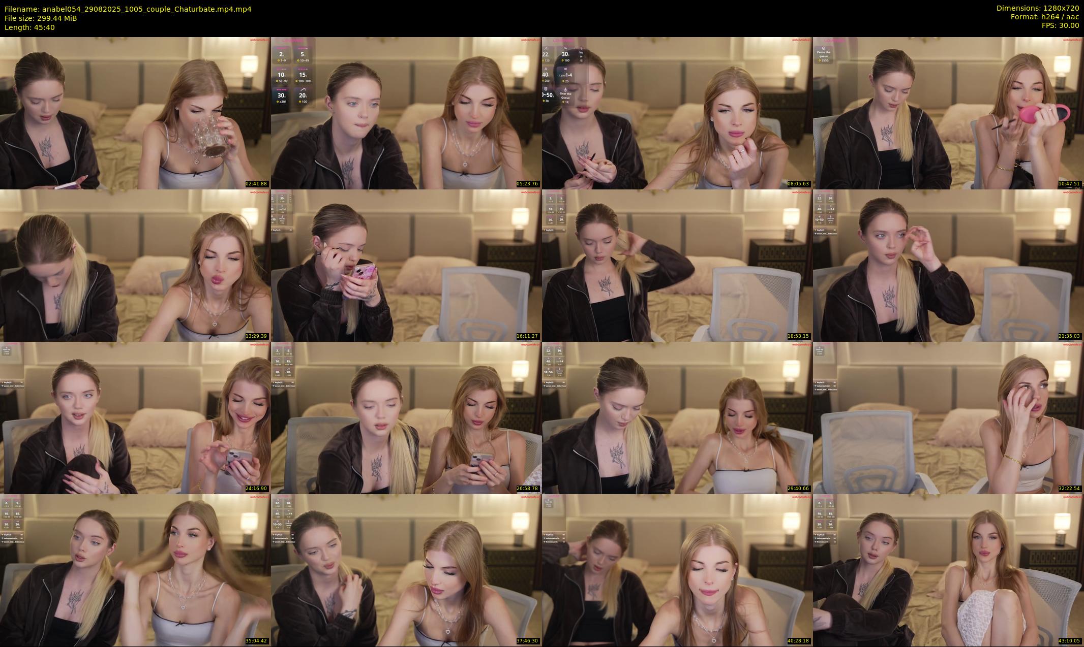 anabel054 — 46 minute Chaturbate female cam show recording, 720p, Aug 29, 2025
