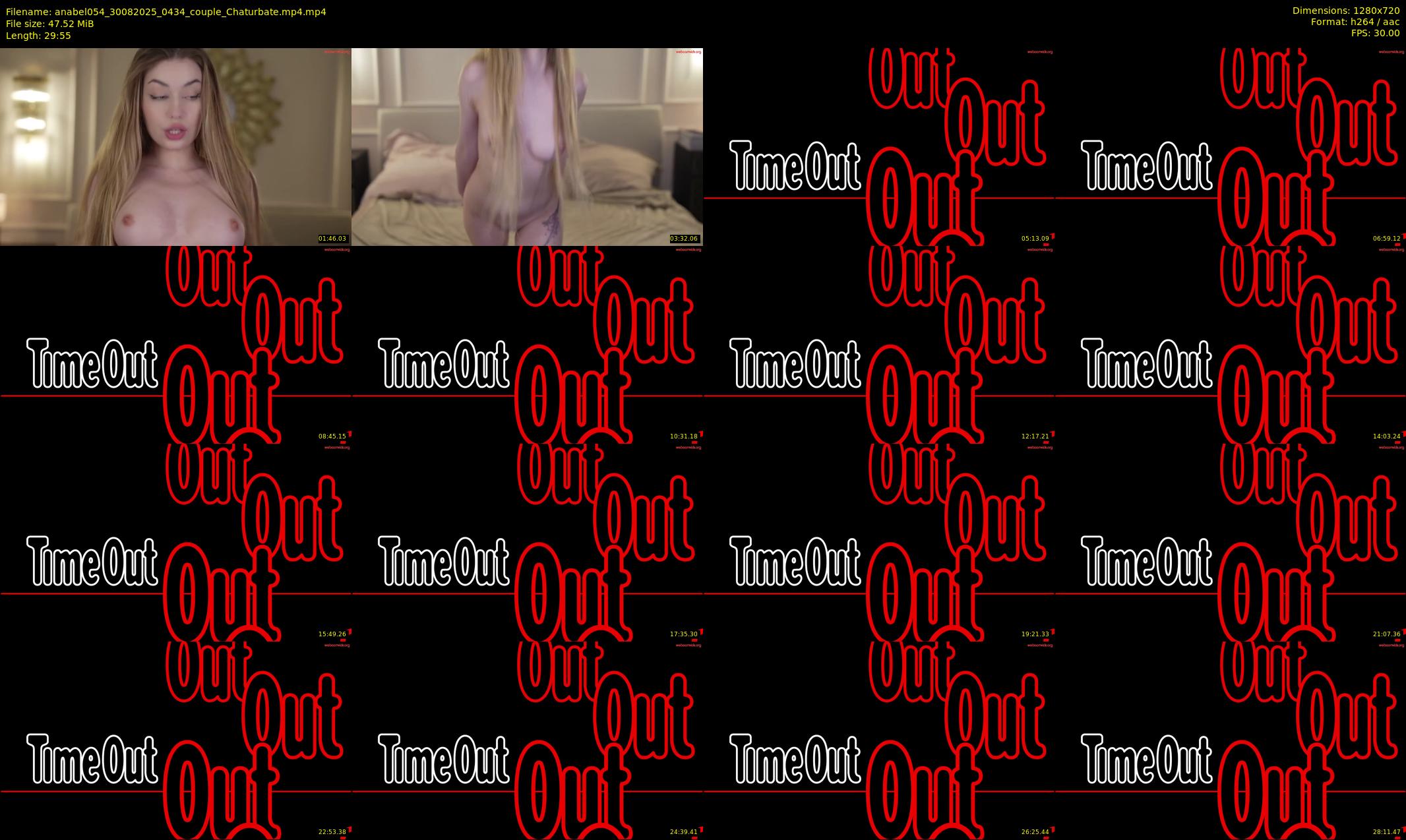 anabel054 — 30 minute Chaturbate female cam show recording, 720p, Aug 30, 2025