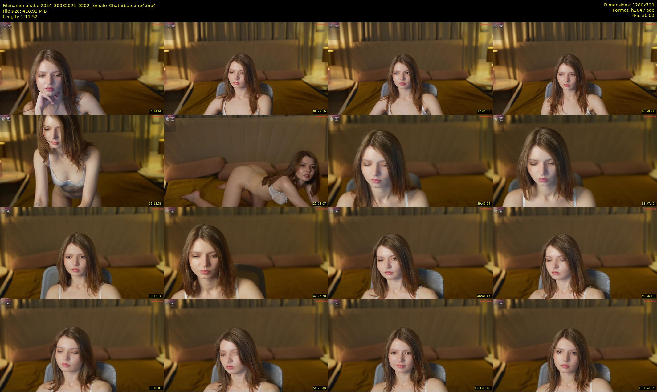 anabel2054 — 72 minute Chaturbate female cam show recording, 720p, Aug 30, 2025