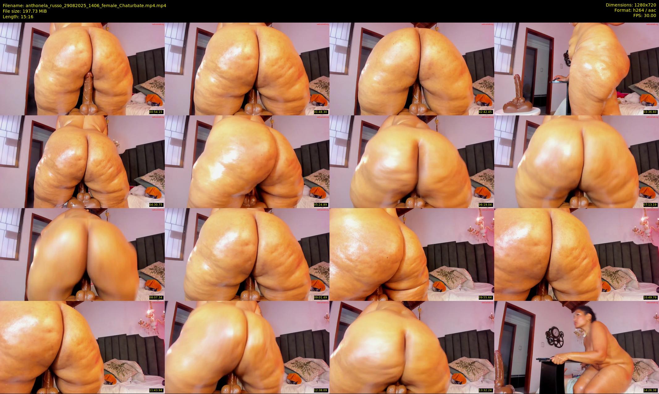 anthonela_russo — 16 minute Chaturbate female cam show recording, 720p, Aug 29, 2025