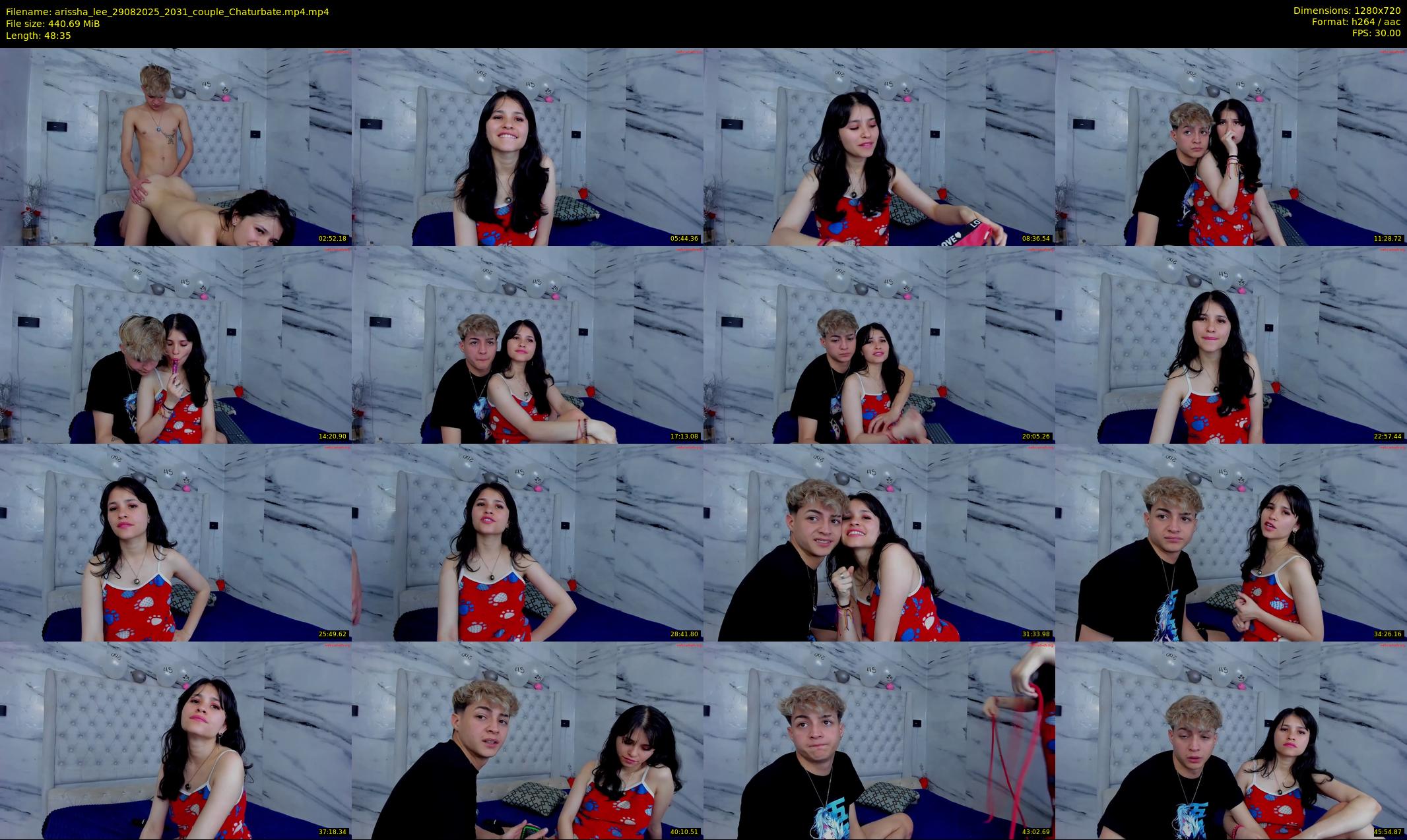 arissha_lee — 49 minute Chaturbate couple cam show recording, 720p, Aug 29, 2025