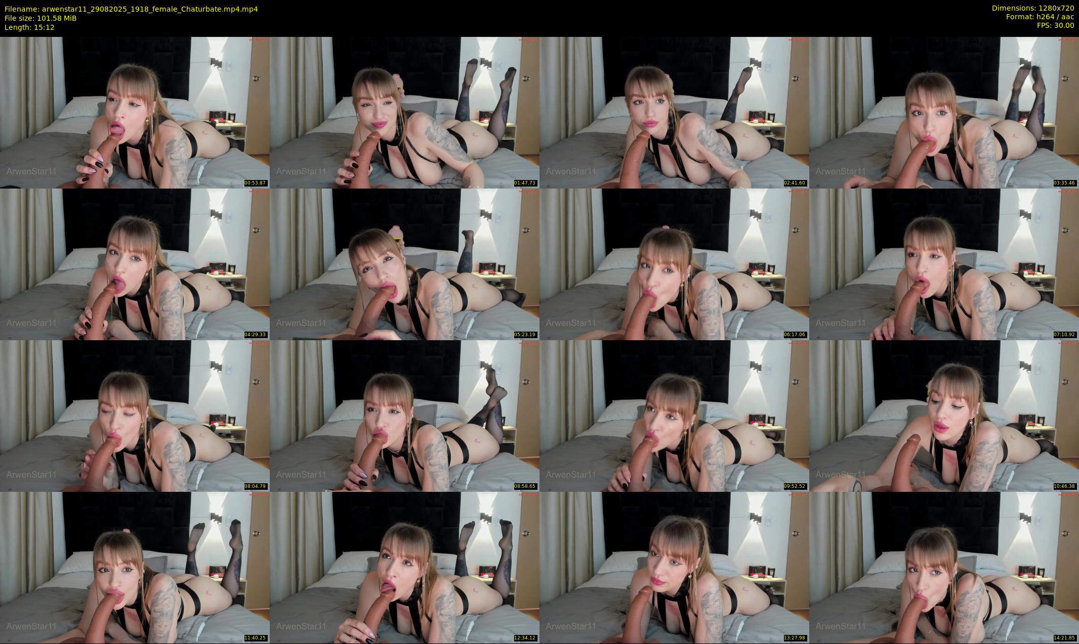 arwenstar11 — 16 minute Chaturbate female cam show recording, 720p, Aug 29, 2025