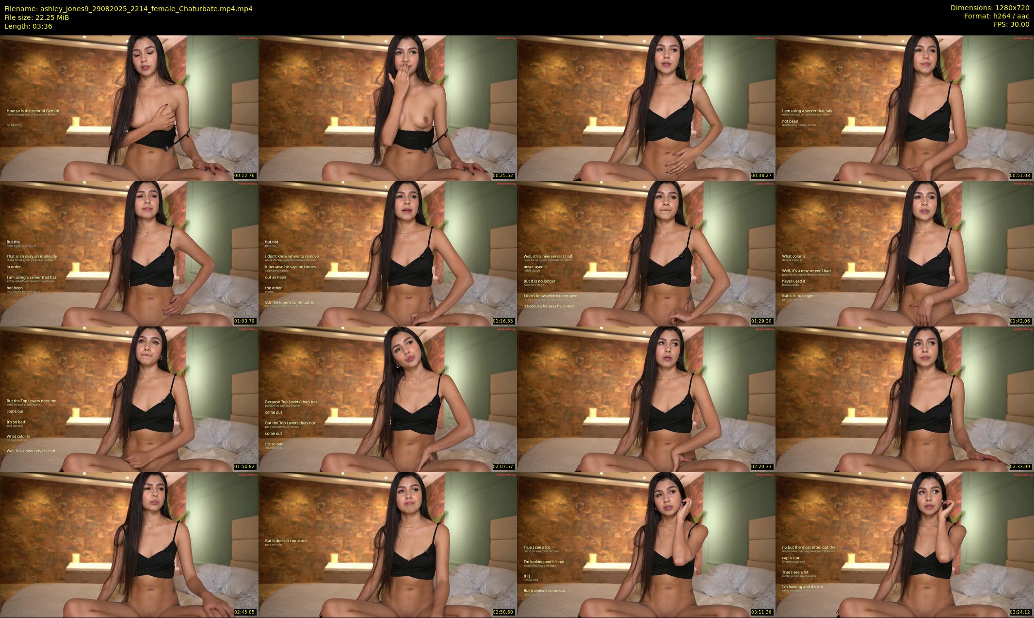 ashley_jones9 — 4 minute Chaturbate female cam show recording, 720p, Aug 29, 2025