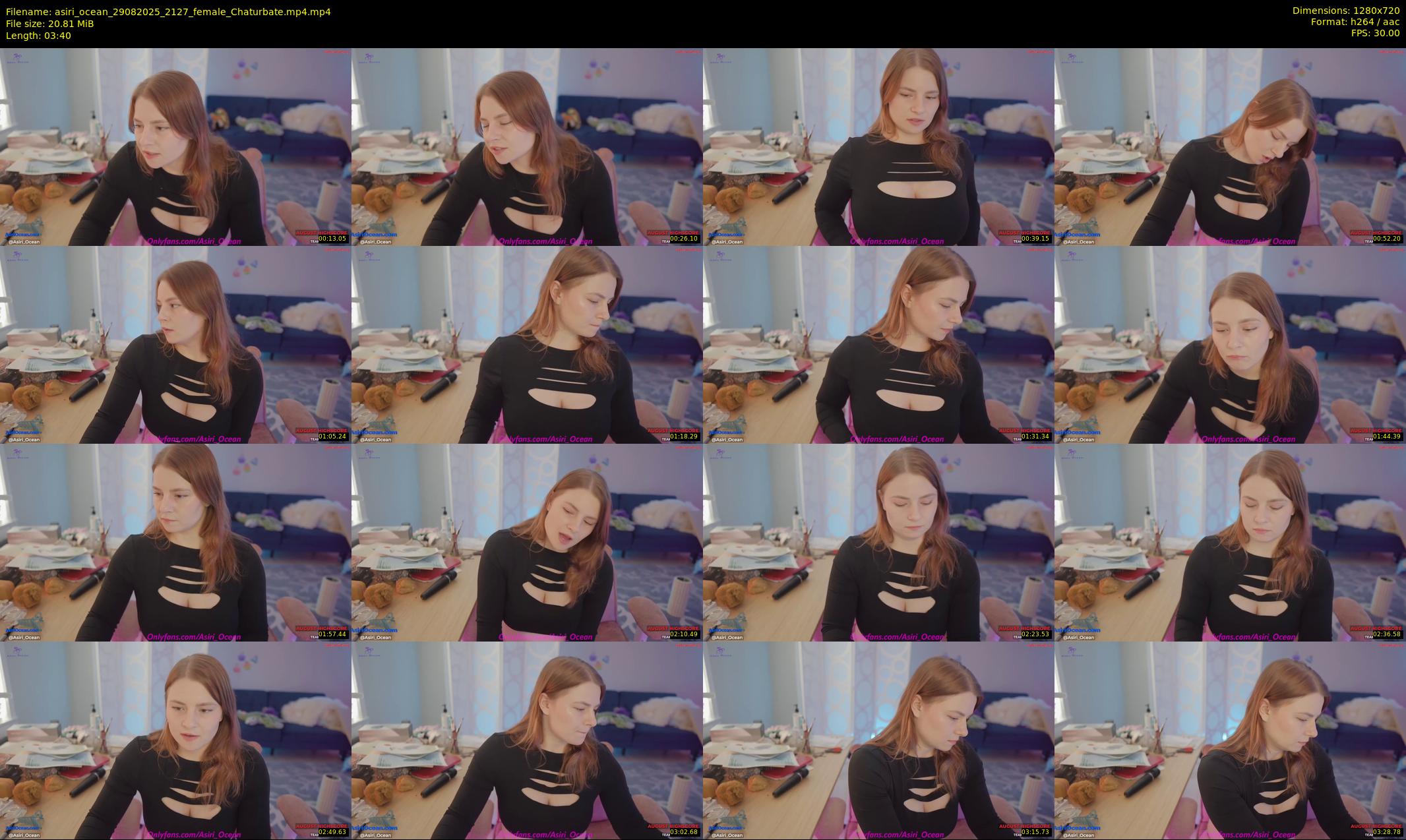 asiri_ocean — 4 minute Chaturbate female cam show recording, 720p, Aug 29, 2025