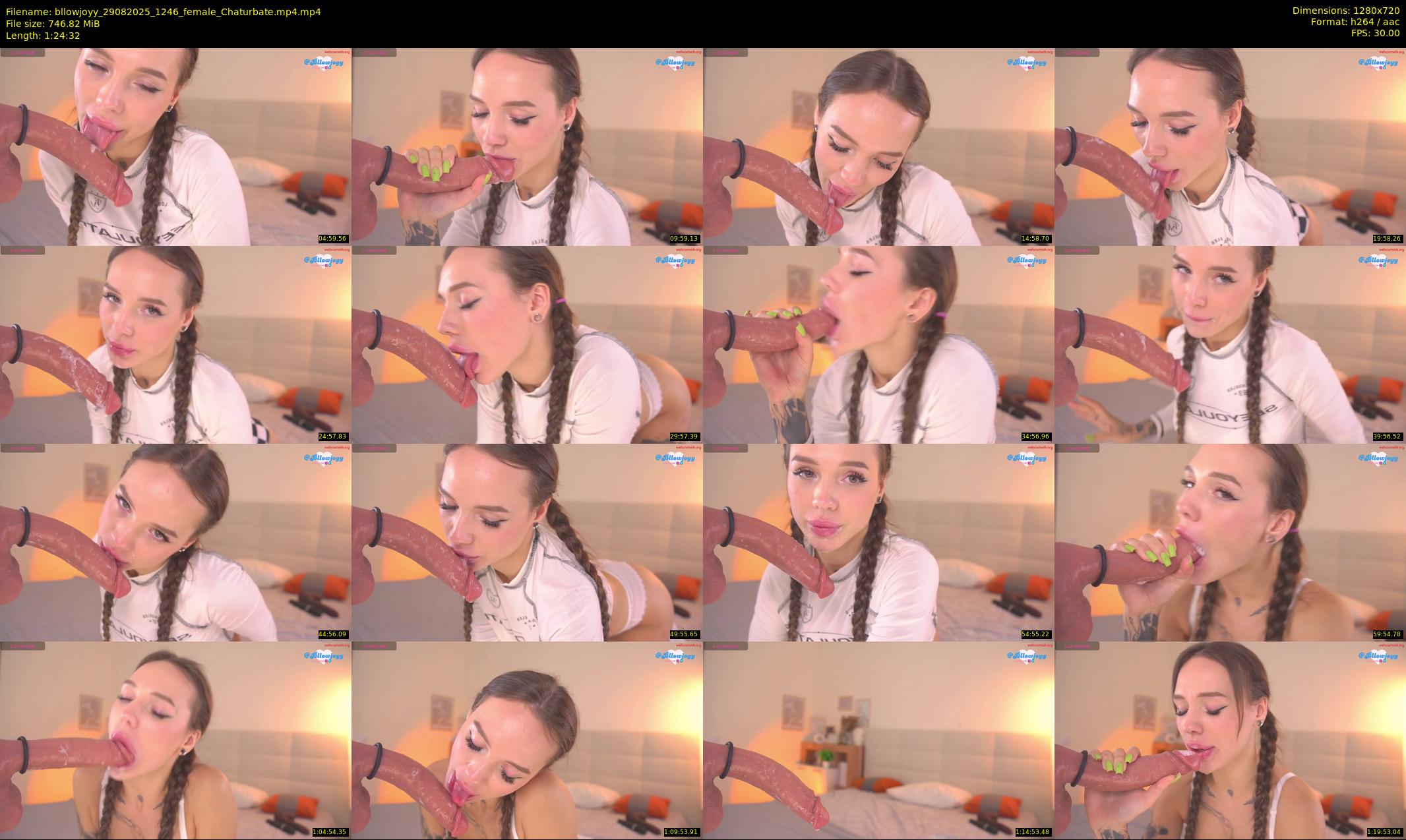 bllowjoyy — 85 minute Chaturbate female cam show recording, 720p, Aug 29, 2025