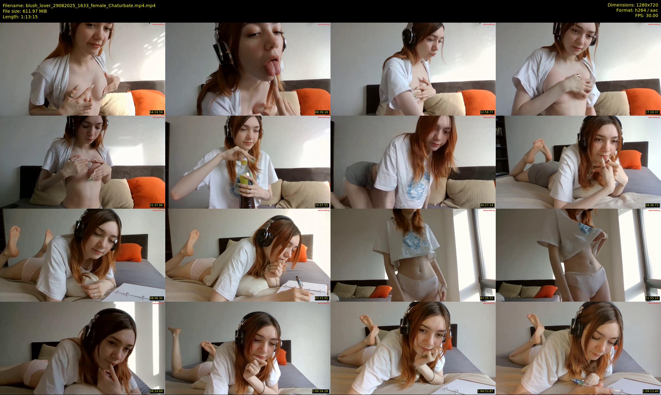 blush_lover — 74 minute Chaturbate female cam show recording, 720p, Aug 29, 2025
