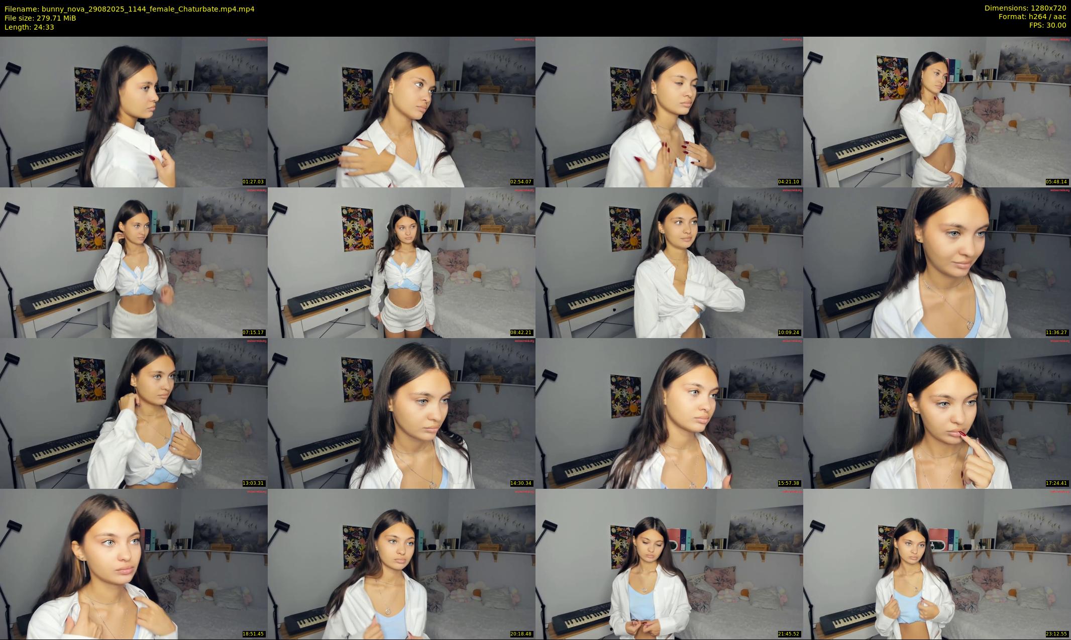 bunny_nova — 25 minute Chaturbate female cam show recording, 720p, Aug 29, 2025