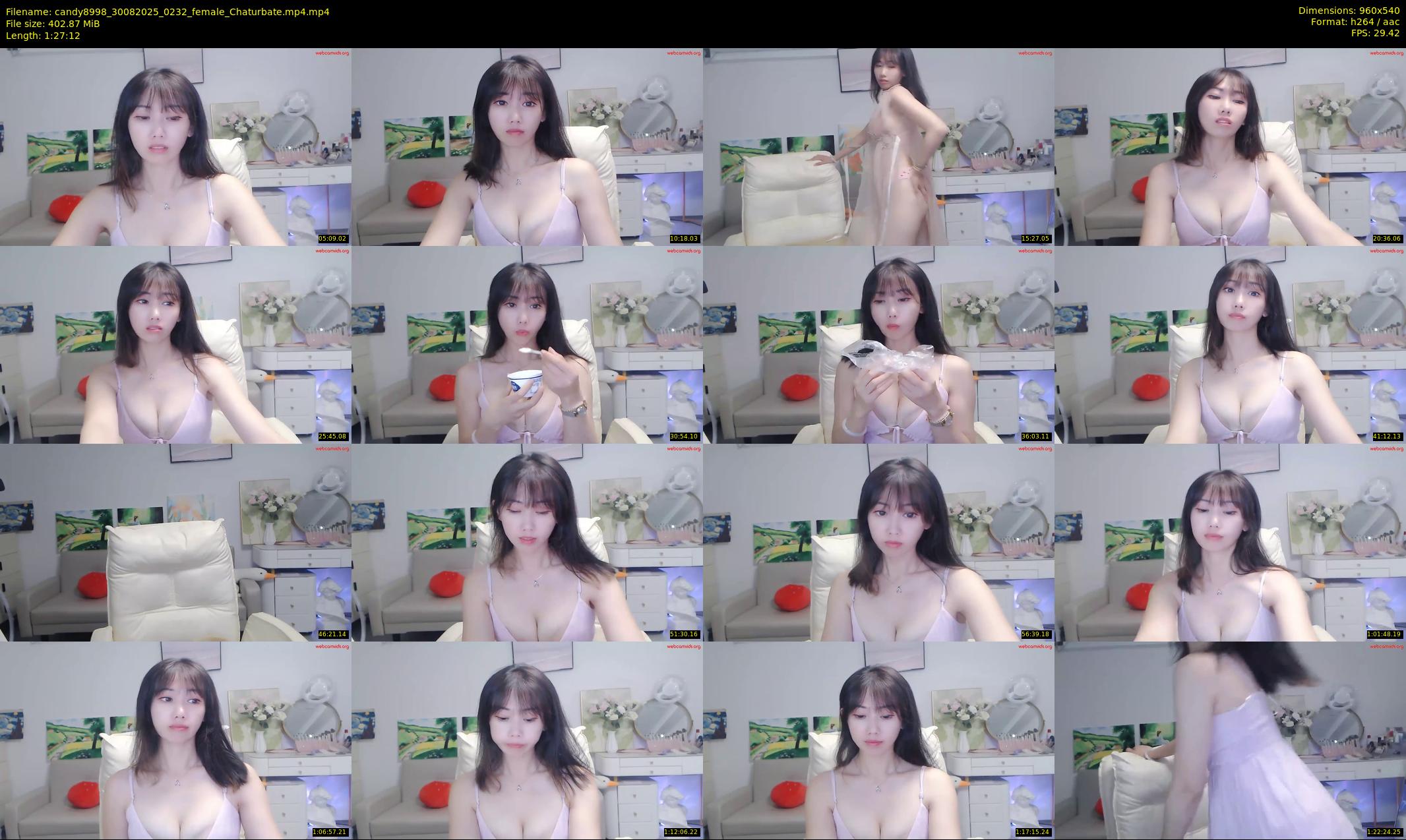 candy8998 — 88 minute Chaturbate female cam show recording, 480p, Aug 30, 2025