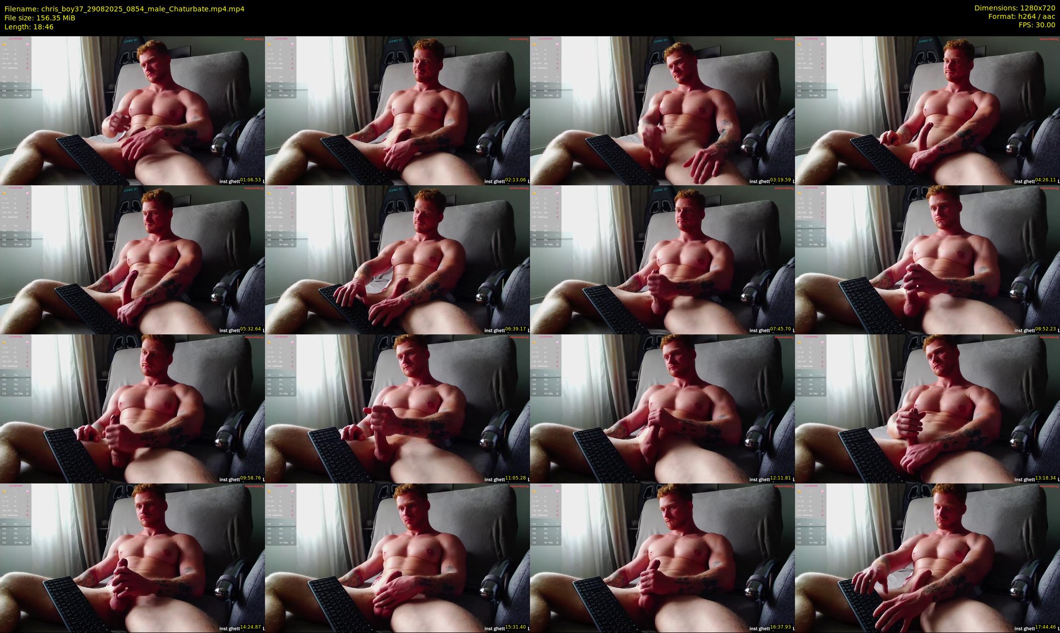 chris_boy37 — 19 minute Chaturbate male cam show recording, 720p, Aug 29, 2025