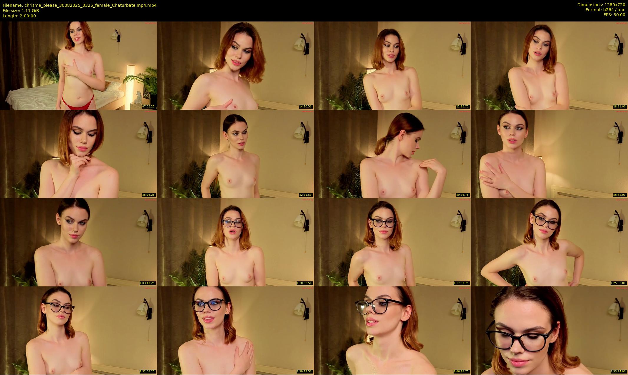 chrisme_please — 120 minute Chaturbate female cam show recording, 720p, Aug 30, 2025