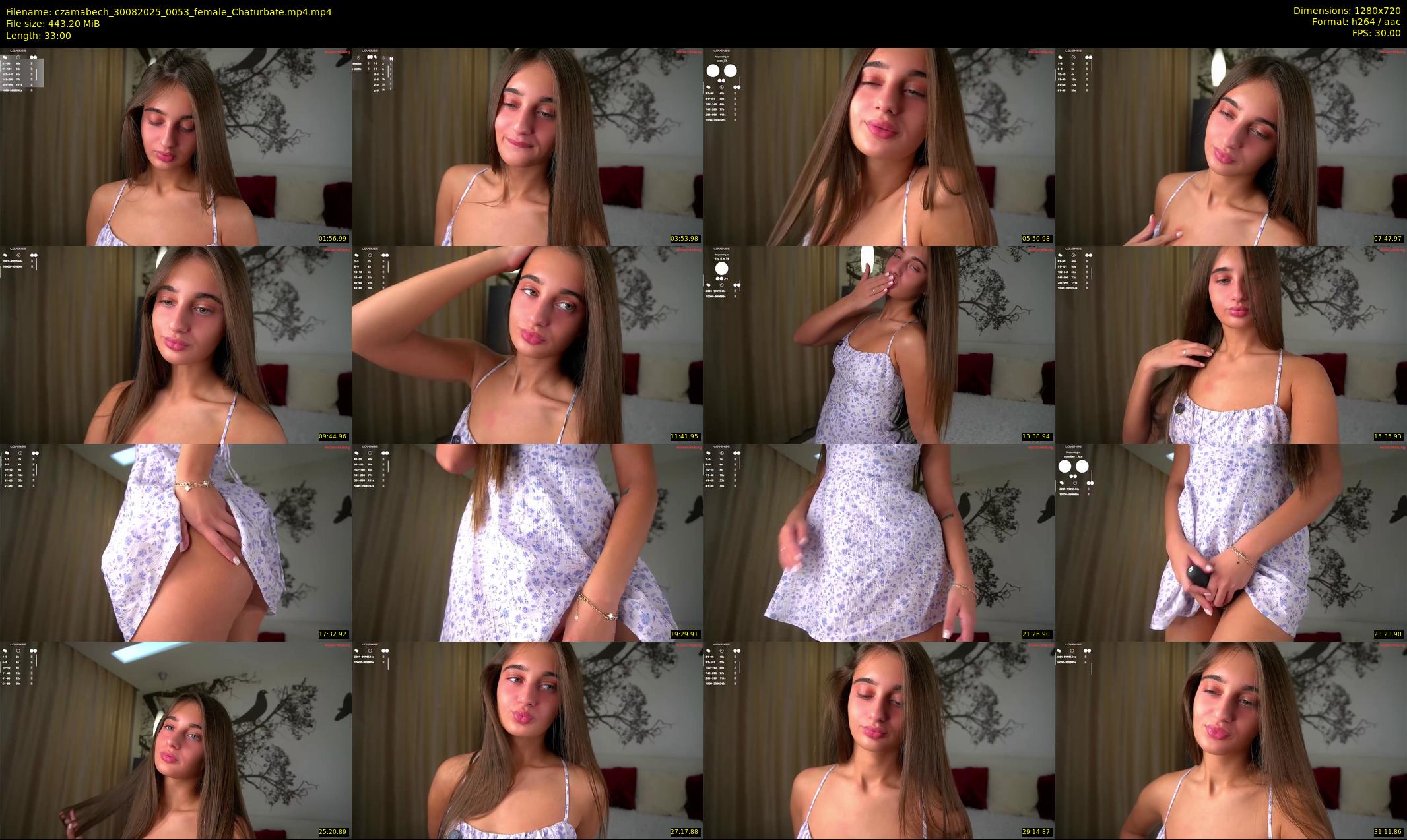 czamabech — 33 minute Chaturbate female cam show recording, 720p, Aug 30, 2025