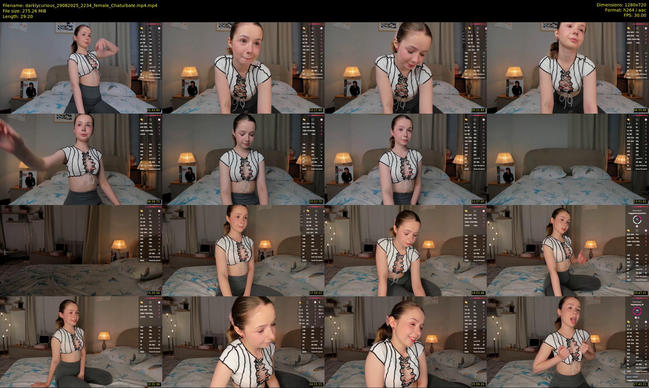 darklycurious — 30 minute Chaturbate female cam show recording, 720p, Aug 29, 2025