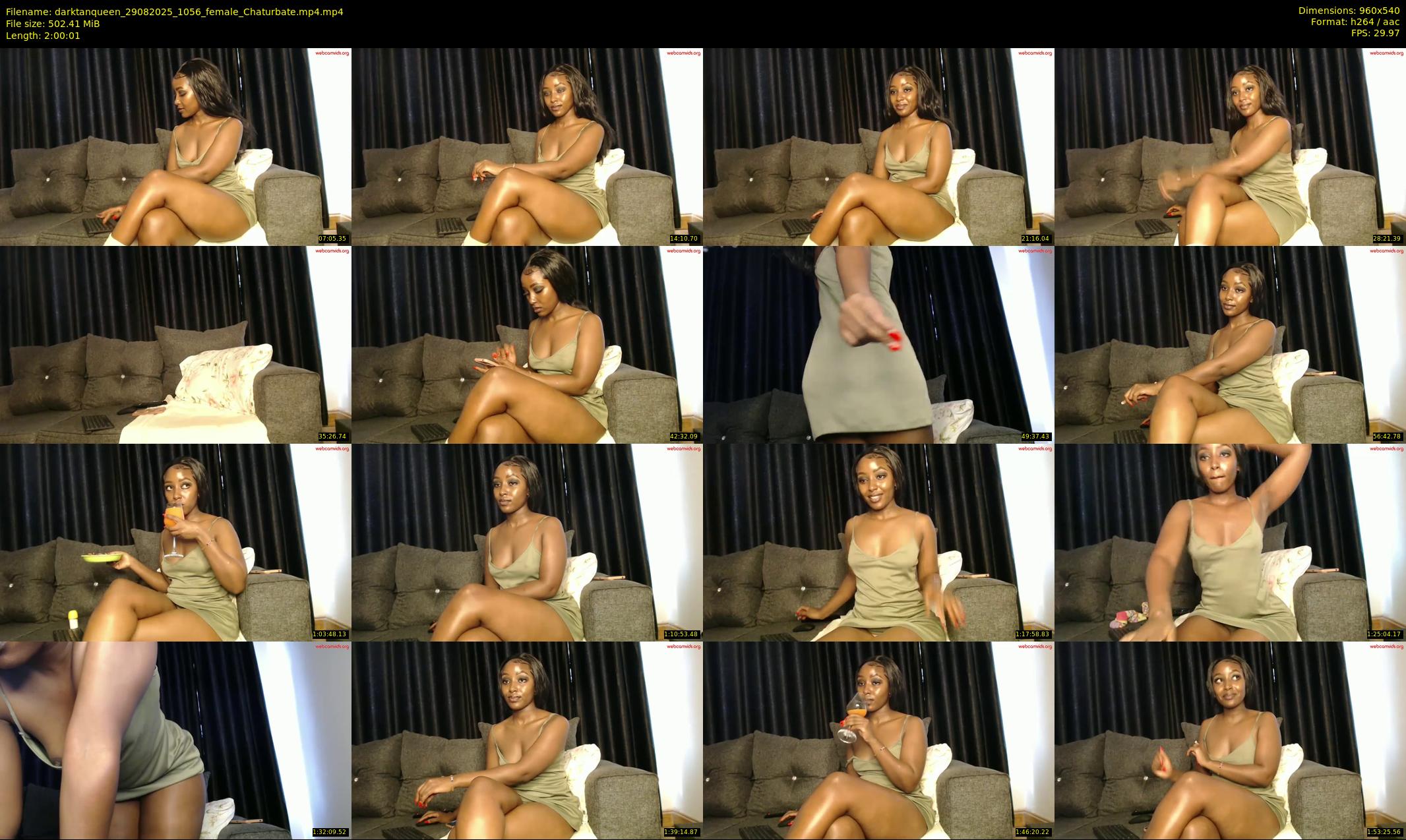 darktanqueen — 121 minute Chaturbate female cam show recording, 480p, Aug 29, 2025