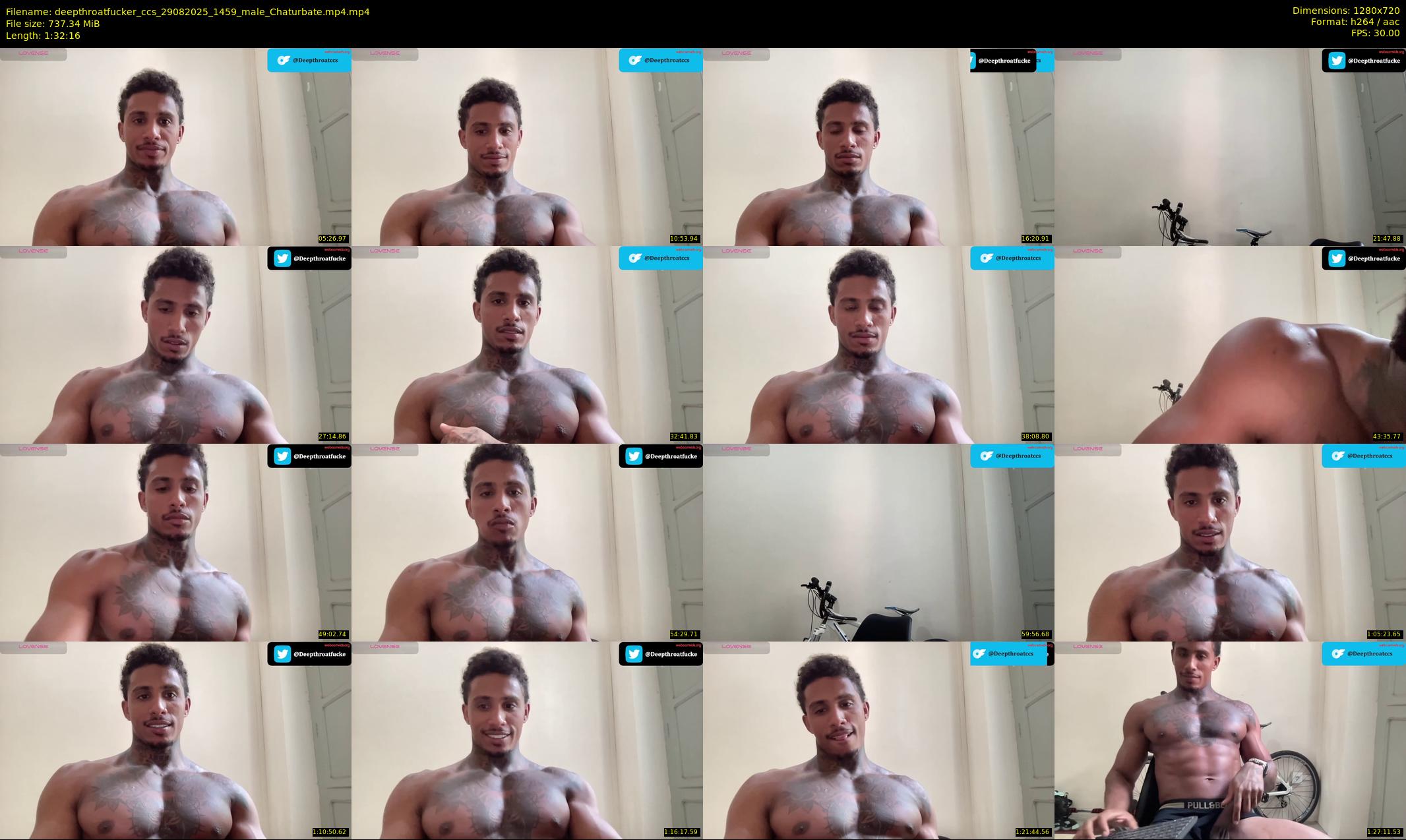 deepthroatfucker_ccs — 93 minute Chaturbate male cam show recording, 720p, Aug 29, 2025
