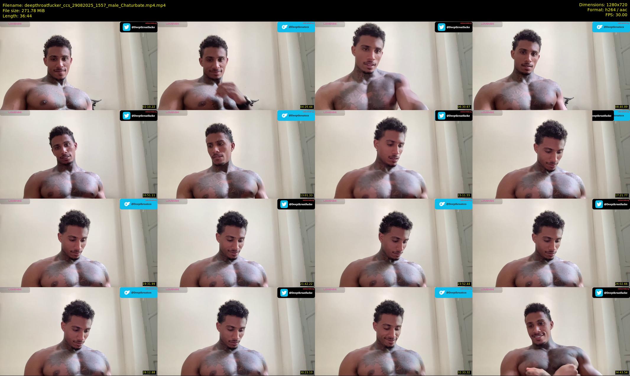 deepthroatfucker_ccs — 37 minute Chaturbate male cam show recording, 720p, Aug 29, 2025