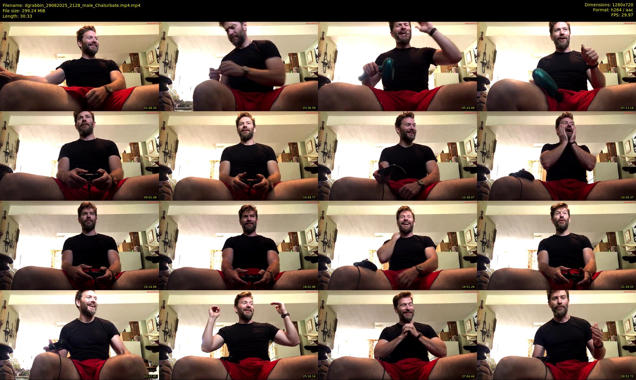 dgrabbin — 31 minute Chaturbate male cam show recording, 720p, Aug 29, 2025