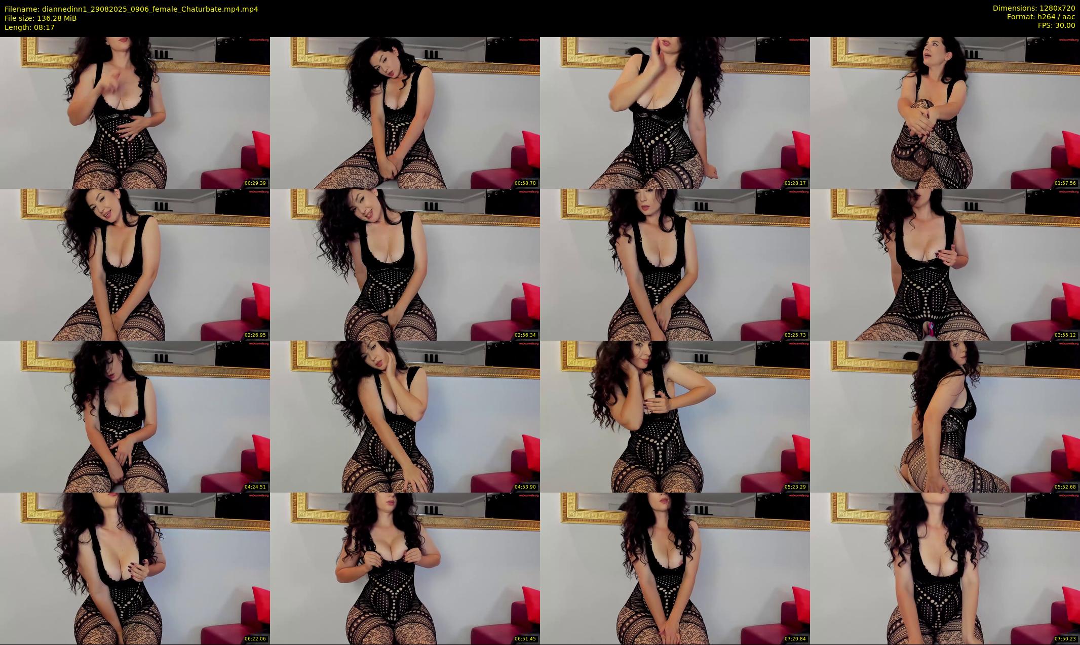 diannedinn1 — 9 minute Chaturbate female cam show recording, 720p, Aug 29, 2025