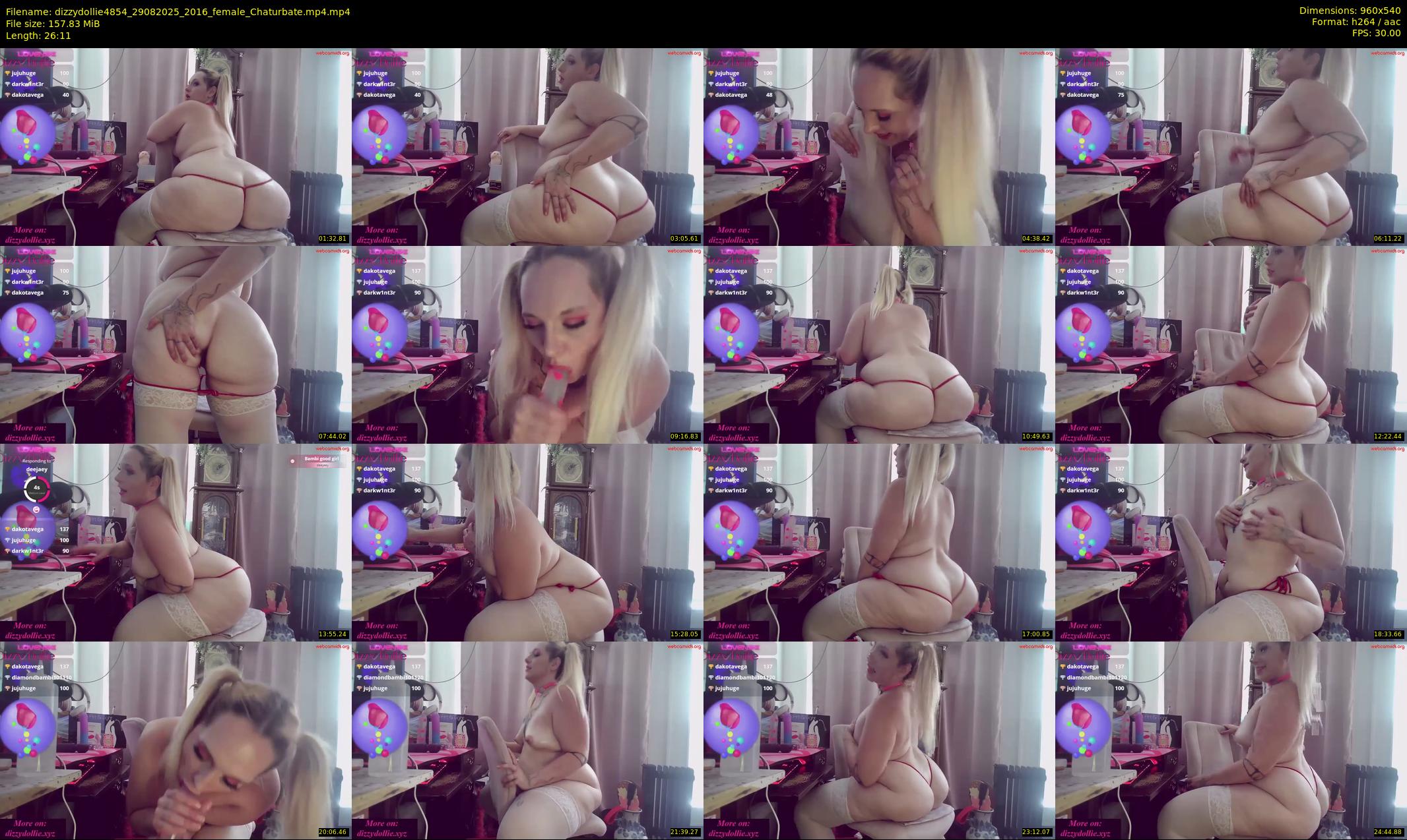 dizzydollie4854 — 27 minute Chaturbate female cam show recording, 480p, Aug 29, 2025