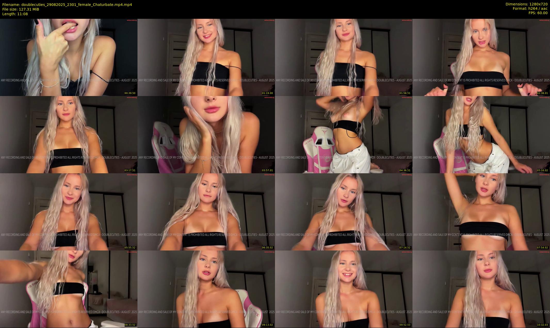 doublecuties — 12 minute Chaturbate couple cam show recording, 720p, Aug 29, 2025