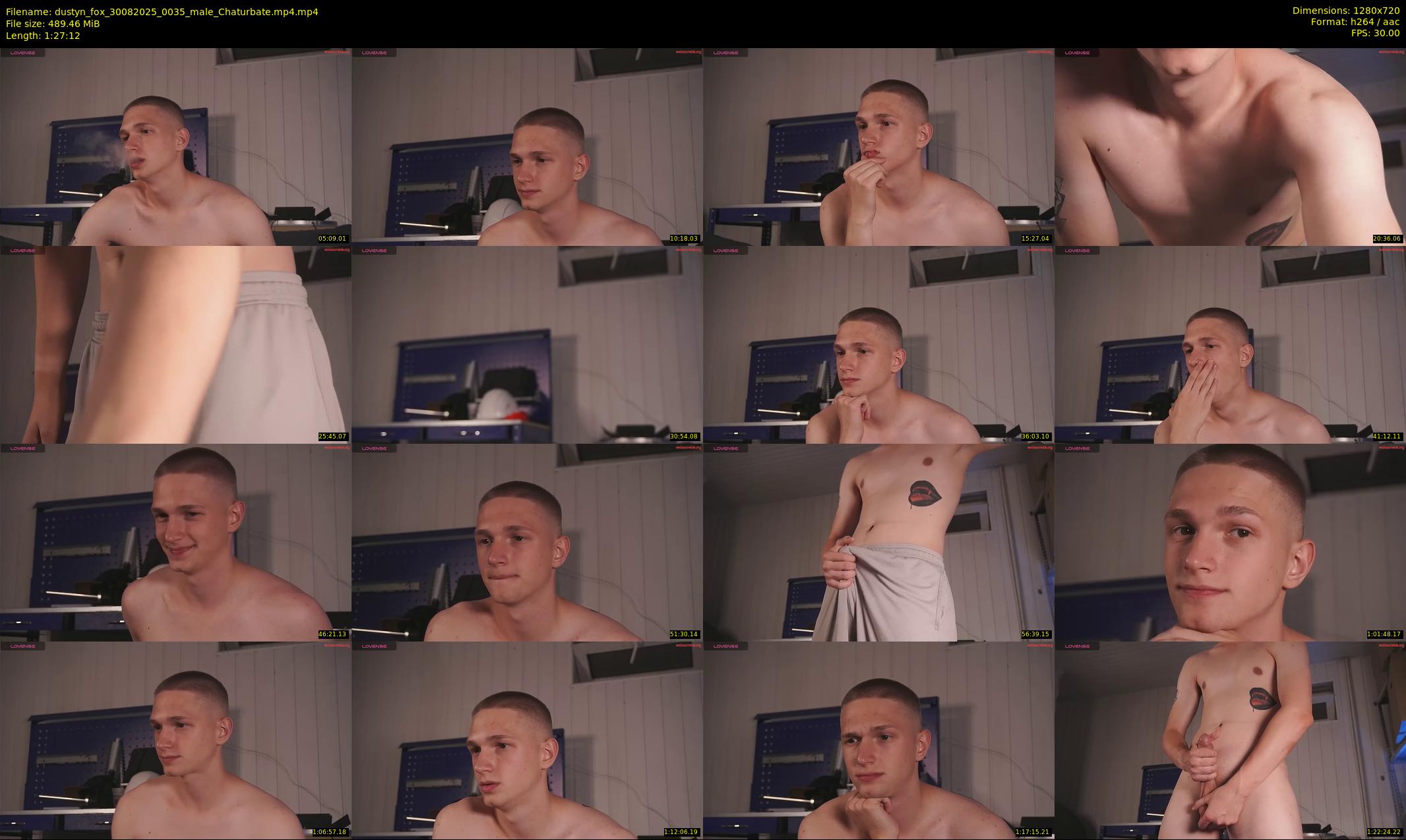 dustyn_fox — 88 minute Chaturbate male cam show recording, 720p, Aug 30, 2025