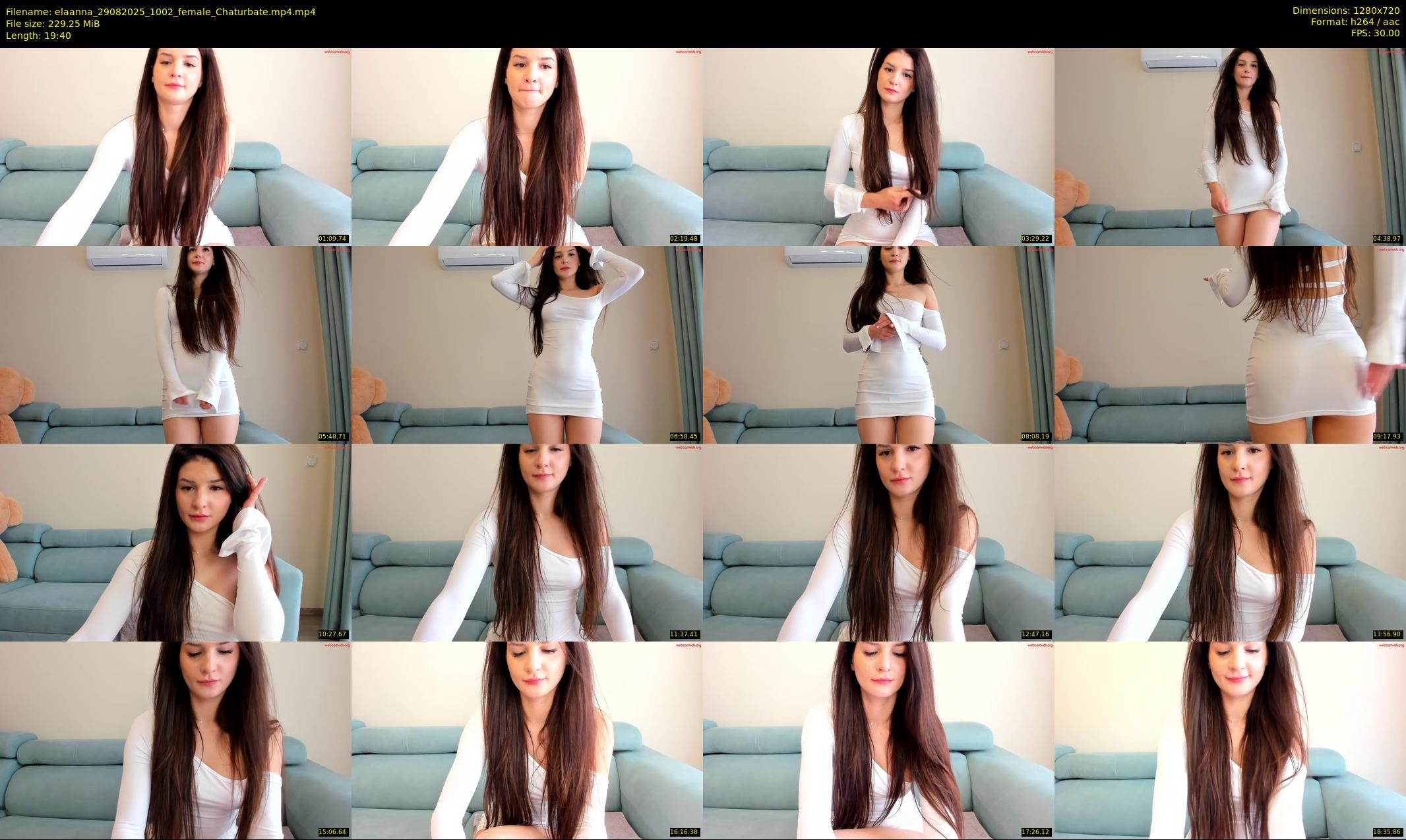elaanna — 20 minute Chaturbate female cam show recording, 720p, Aug 29, 2025